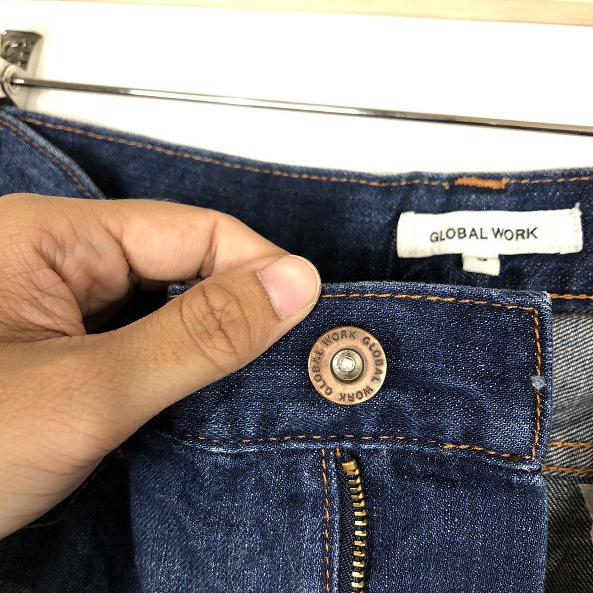 Issey Miyake 🔥GLOBAL WORK BY ISSEY MIYAKE JEANS DENIM SKINNY FIT Size US 28 / EU 44 - 12 Thumbnail