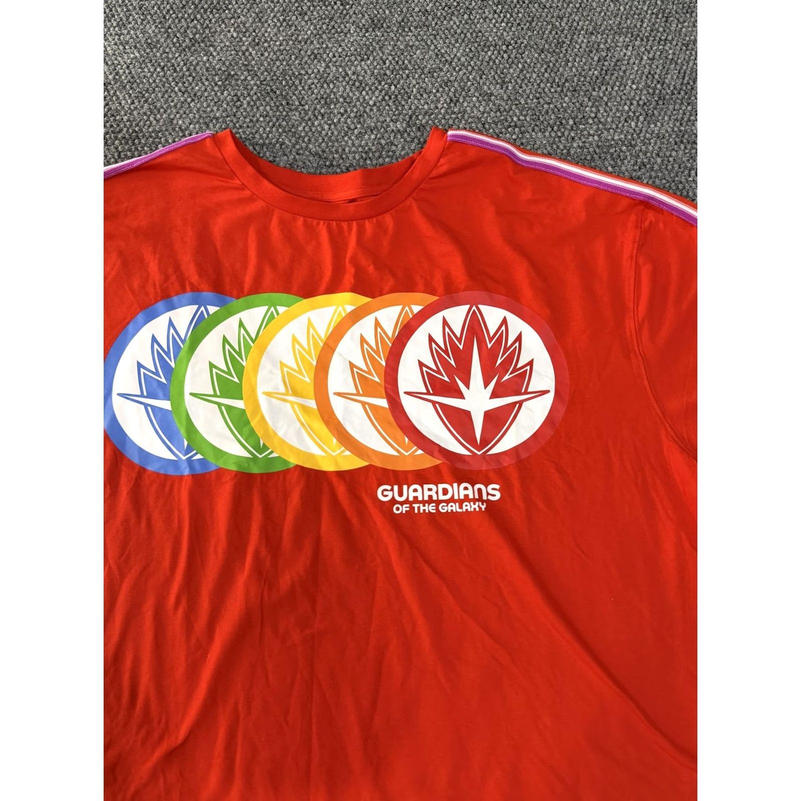 Vintage VINTAGE Marvel Shirt Womens 3X Red Guardians Of The Galaxy Stripe Sleeve Graphic Tee Size XXL / US 16-18 / IT 52-54 - 3 Thumbnail