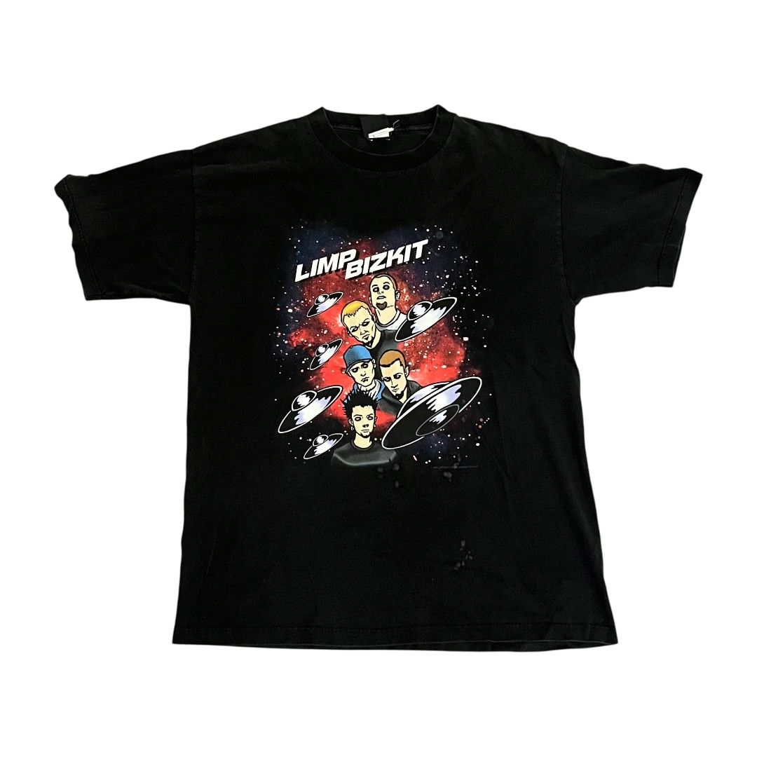 リンプ・ビズキット　tシャツ　M　ビンテージ　古着　GIANT 90's LIMP BIZKIT バンドTシャツ - used&vintage box Hi-smile