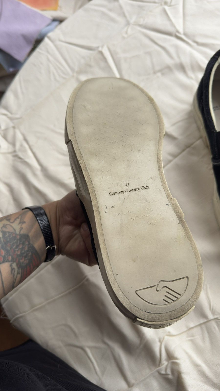 Junya Watanabe S.W.C x Junya Watanabe CDG MAN - SLIP ON SNEAKERS Size US 8 / EU 41 - 3 Thumbnail
