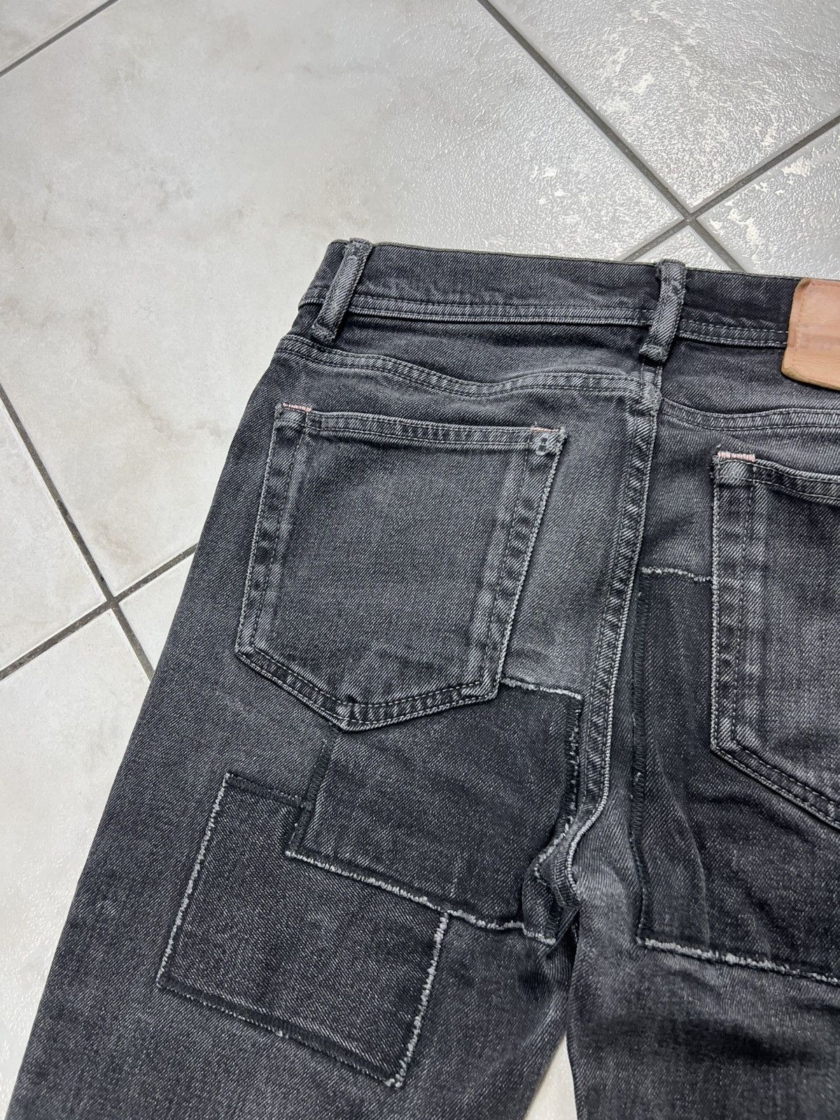 Acne Studios Acne Studios bla konst north black patch jeans patchwork Size US 29 - 19 Thumbnail