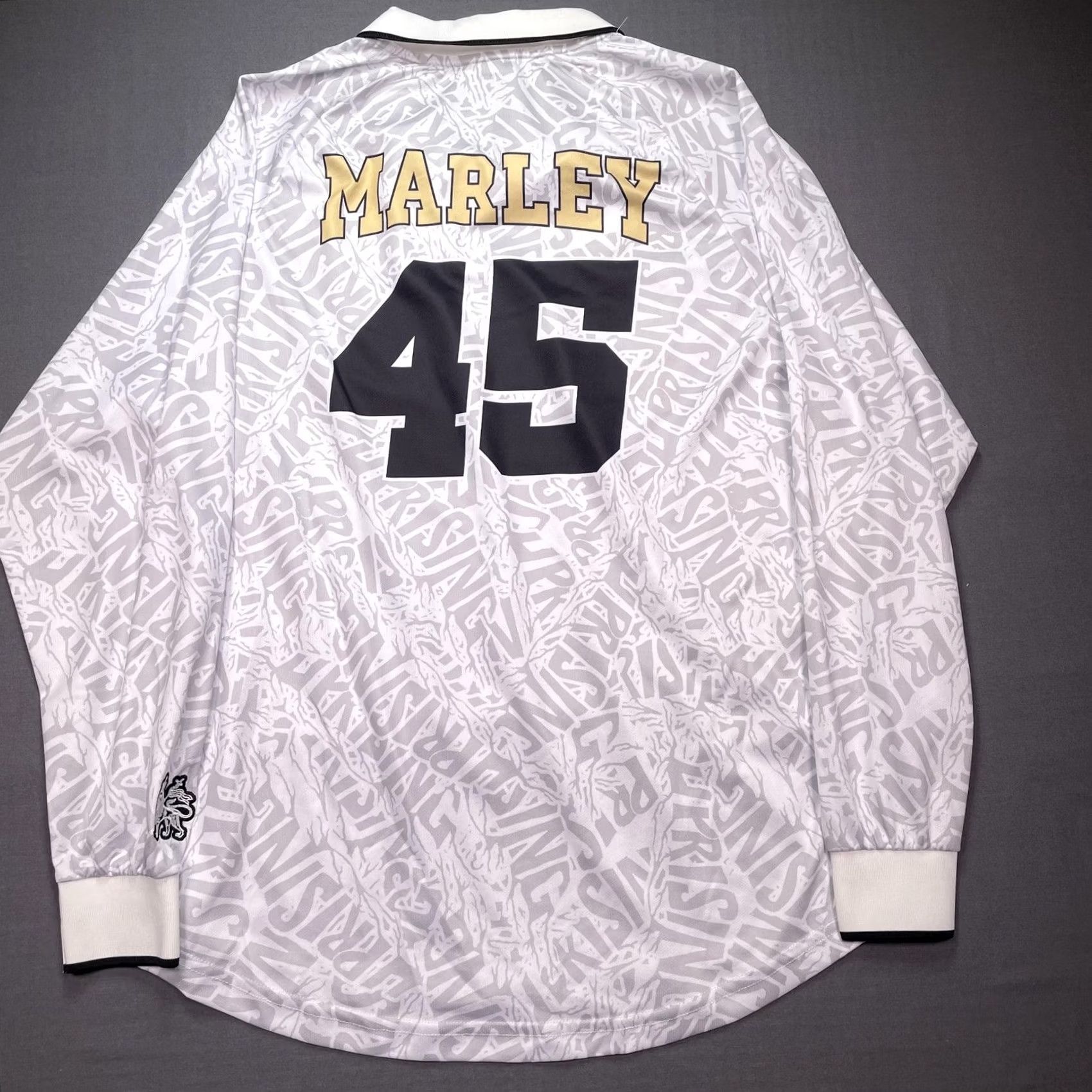 Vintage Bob Marley Shirt Mens Small White Uprising 45 Long Sleeve Soccer Jersey Tee Size US S / EU 44-46 / 1 - 5 Thumbnail