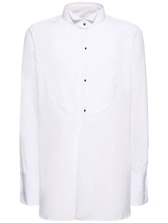 Maison Margiela o1lsvrm0425 Cotton Poplin Tuxedo in White Size US M / EU 48-50 / 2 - 1 Thumbnail