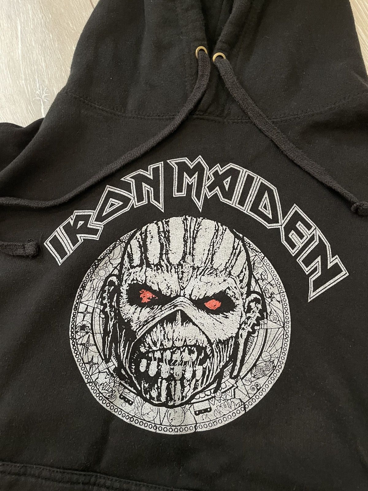 Iron Maiden × Vintage Vintage Iron Maiden hoodie The Book of Souls UK tour Y2K Size US XL / EU 56 / 4 - 2 Thumbnail