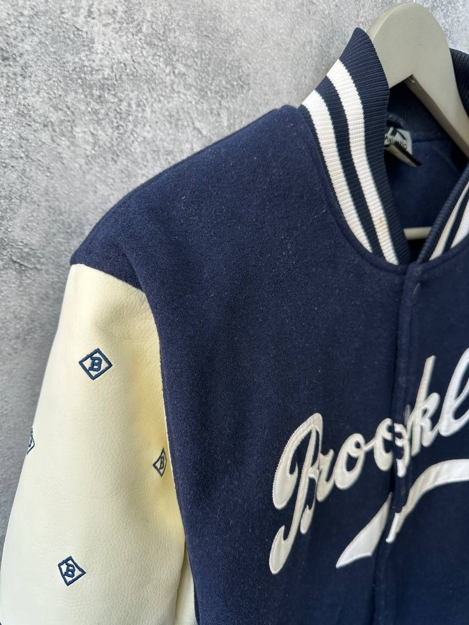 Brooklyn Clothing × Majestic Majestic Katter Letterman Brooklyn Varsity Bomber Jacket Size US L / EU 52-54 / 3 - 4 Thumbnail