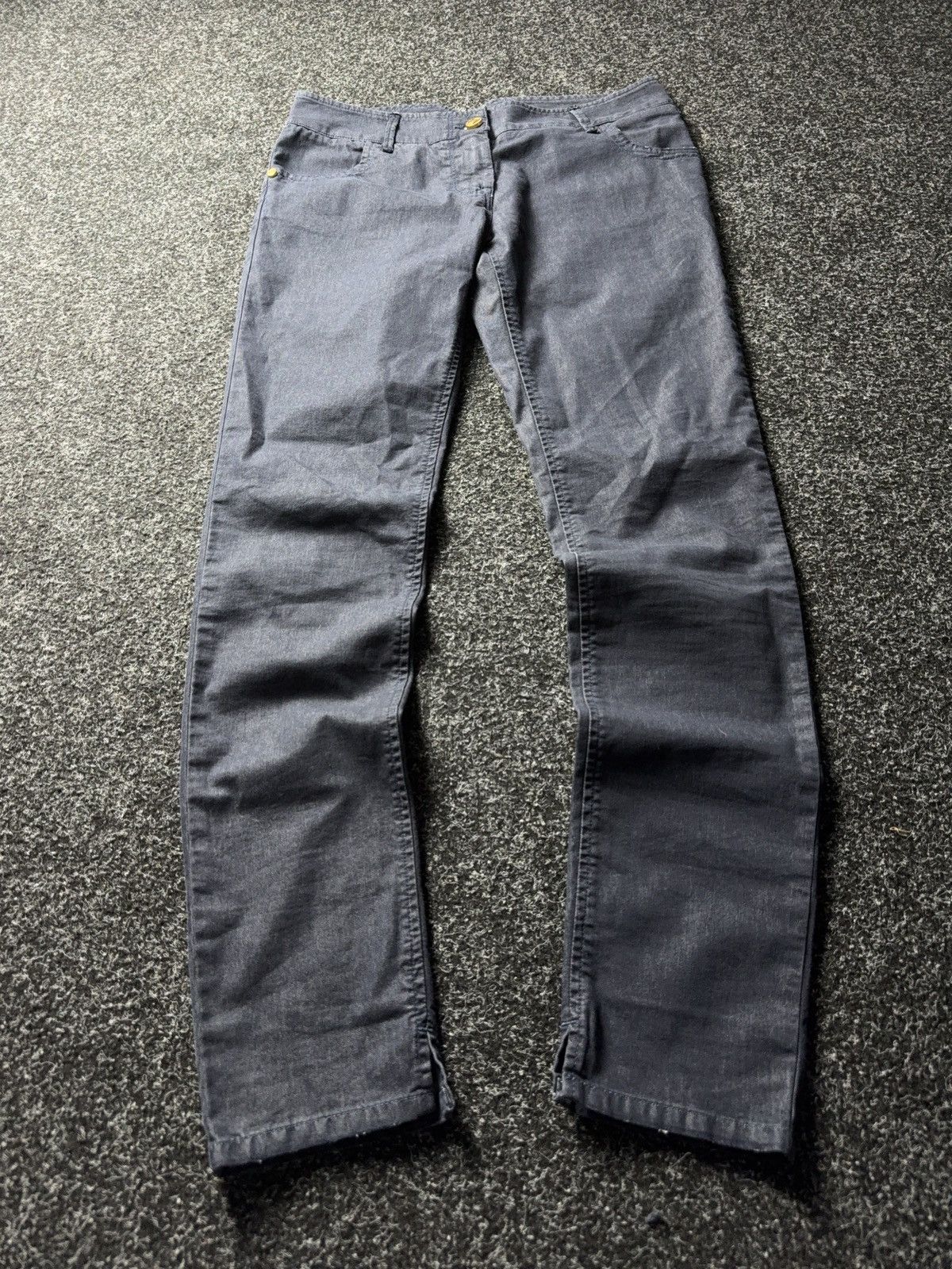 Roberto Cavalli Class Roberto Cavalli Distressed Slim Fit Cotton Pants Size 28" / US 6 / IT 42 - 1 Thumbnail