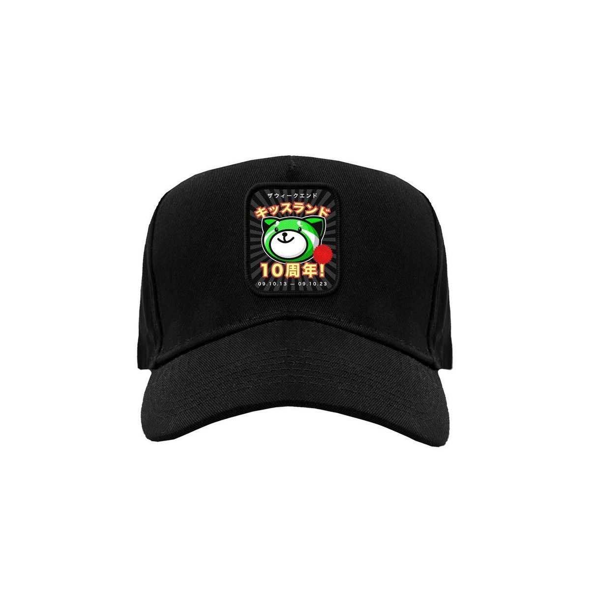 image of The Weeknd Xo Kiss Land 10 Year Oxcy Patch 5-Panel Snapback in Black, Men's