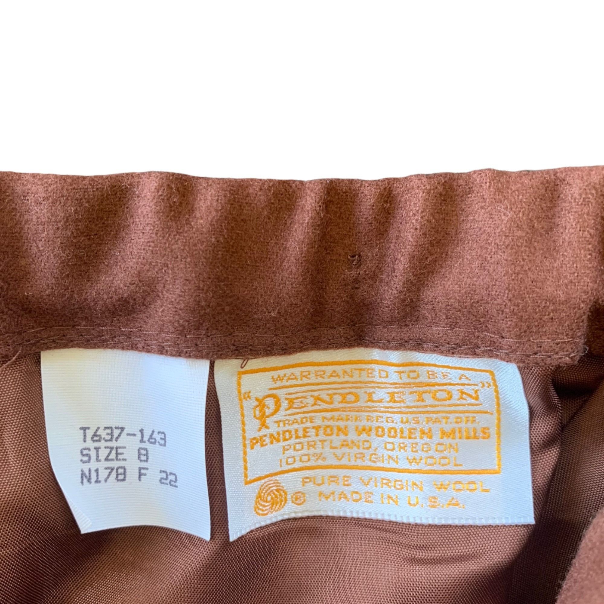 Vintage Vintage Pendleton 100% Virgin Wool Retro Academia Structured Size 28" / US 6 / IT 42 - 4 Thumbnail