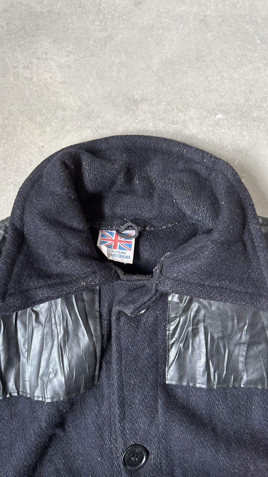 Vintage VINTAGE HEAVY WOOL MADE IN ENGLAND UNDERGORUND JACKET Size US M / EU 48-50 / 2 - 5 Thumbnail