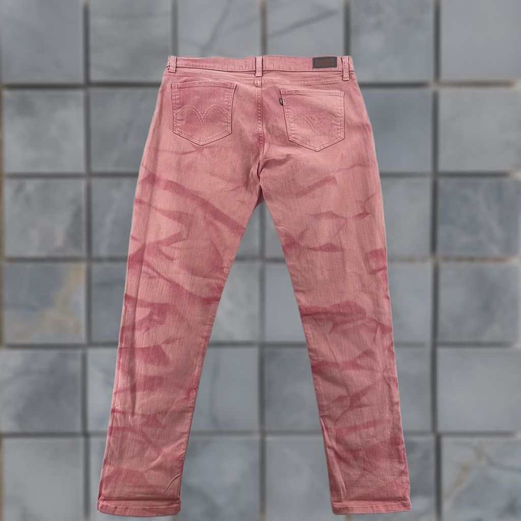 Levi's Levi's 524 Too Superlow Jeans Womens 17M Pink Red Straight Denim Pants Hippie Retro Size 38" / US 16 / IT 52 - 1 Thumbnail