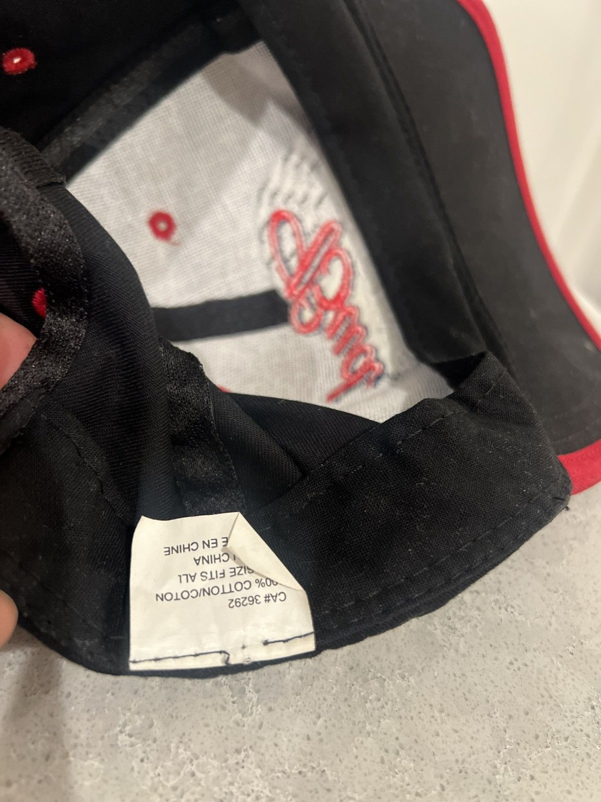 Vintage Vintage Budweiser Racing NASCAR Dad Hat Adjustable Strap Size ONE SIZE - 3 Thumbnail