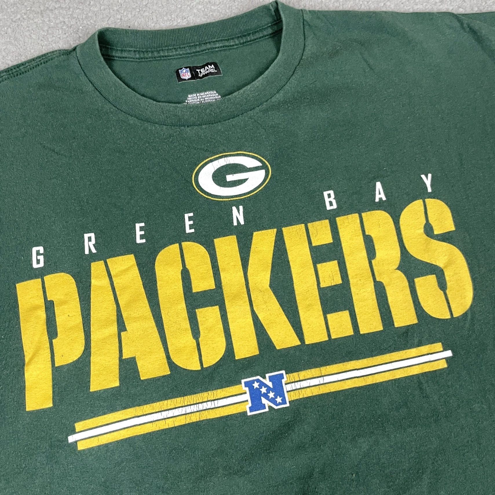 NFL NFL Green Bay Packers Shirt Mens XXL Green Yellow Graphic Cotton Team Apparel Sports Football Size US XXL / EU 58 / 5 - 3 Thumbnail