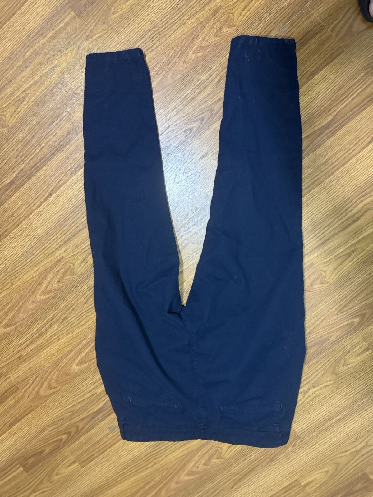 Zara Zara Men’s Navy Chino pants size 34x27 Size US 34 / EU 50 - 3 Thumbnail