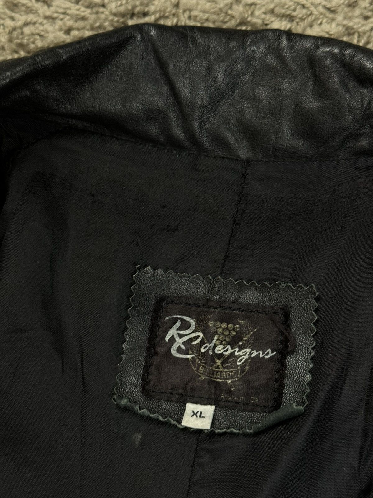Vintage Vintage leather jacket bomber Billiard original casual item Size US XL / EU 56 / 4 - 4 Thumbnail