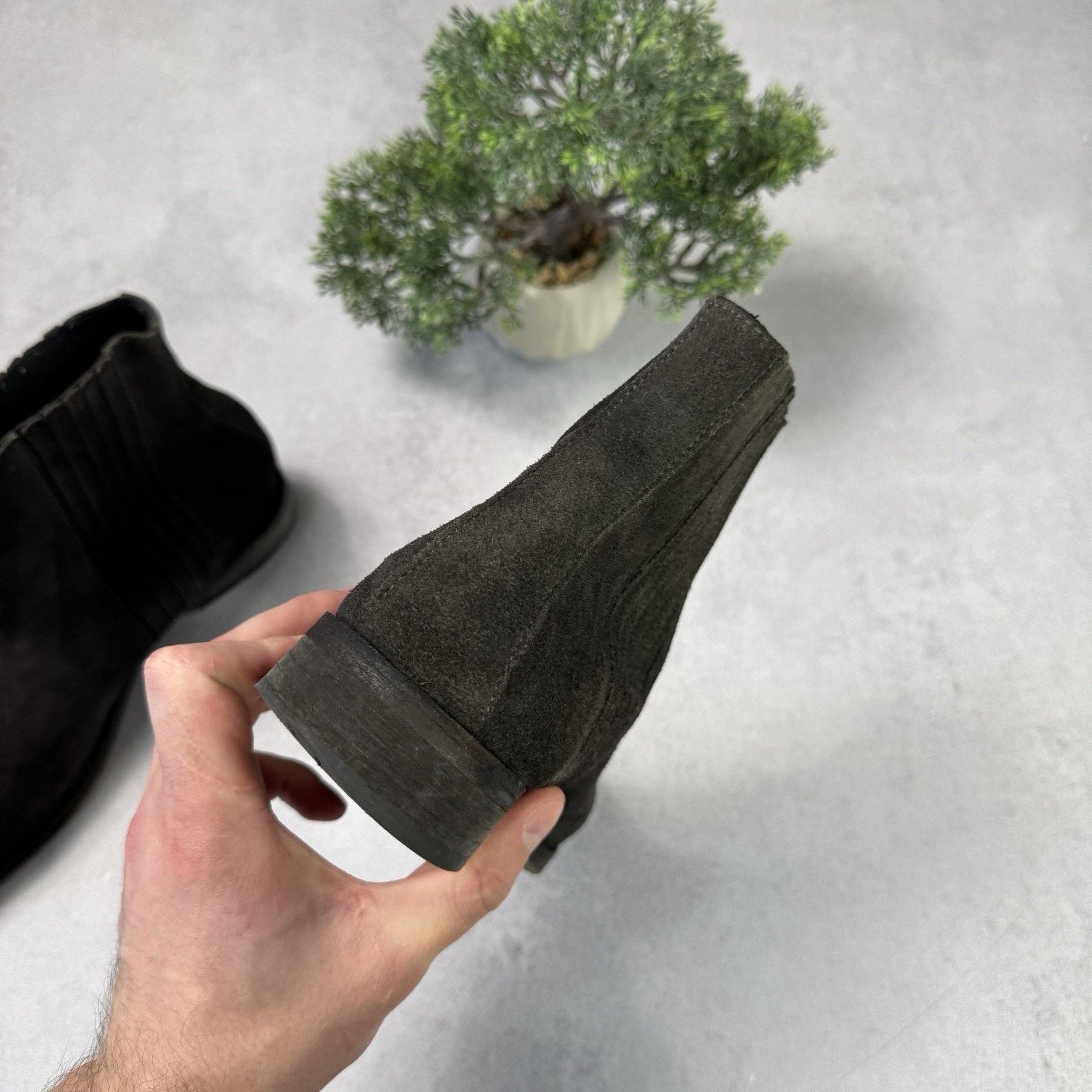 Allsaints Vintage Allsaints Men Suede Chelsea Size 42 US8.5 Grey Size US 8.5 / EU 41-42 - 17 Thumbnail