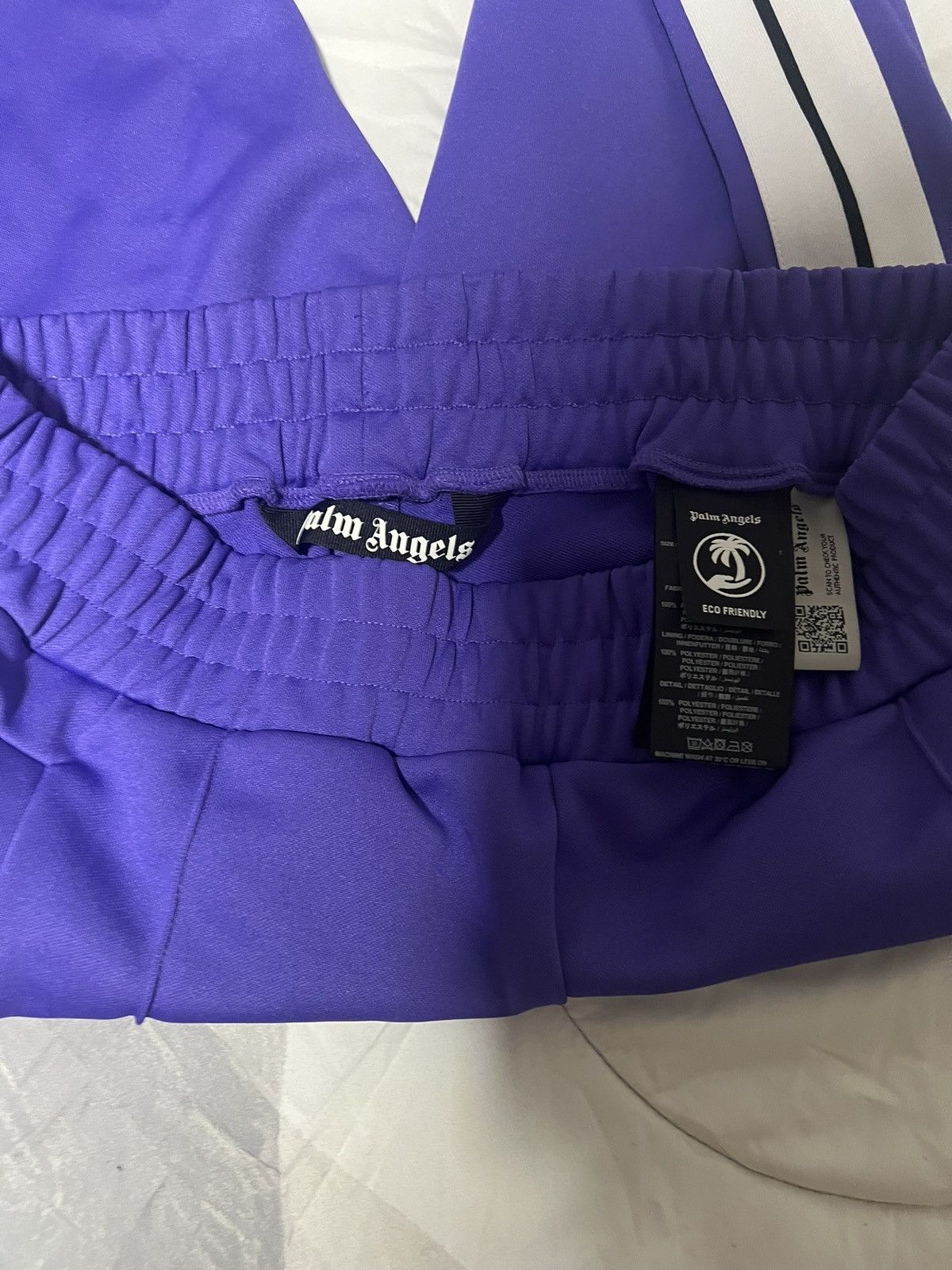 Palm Angels Purple Classic Track Pants Size US 34 / EU 50 - 2 Thumbnail