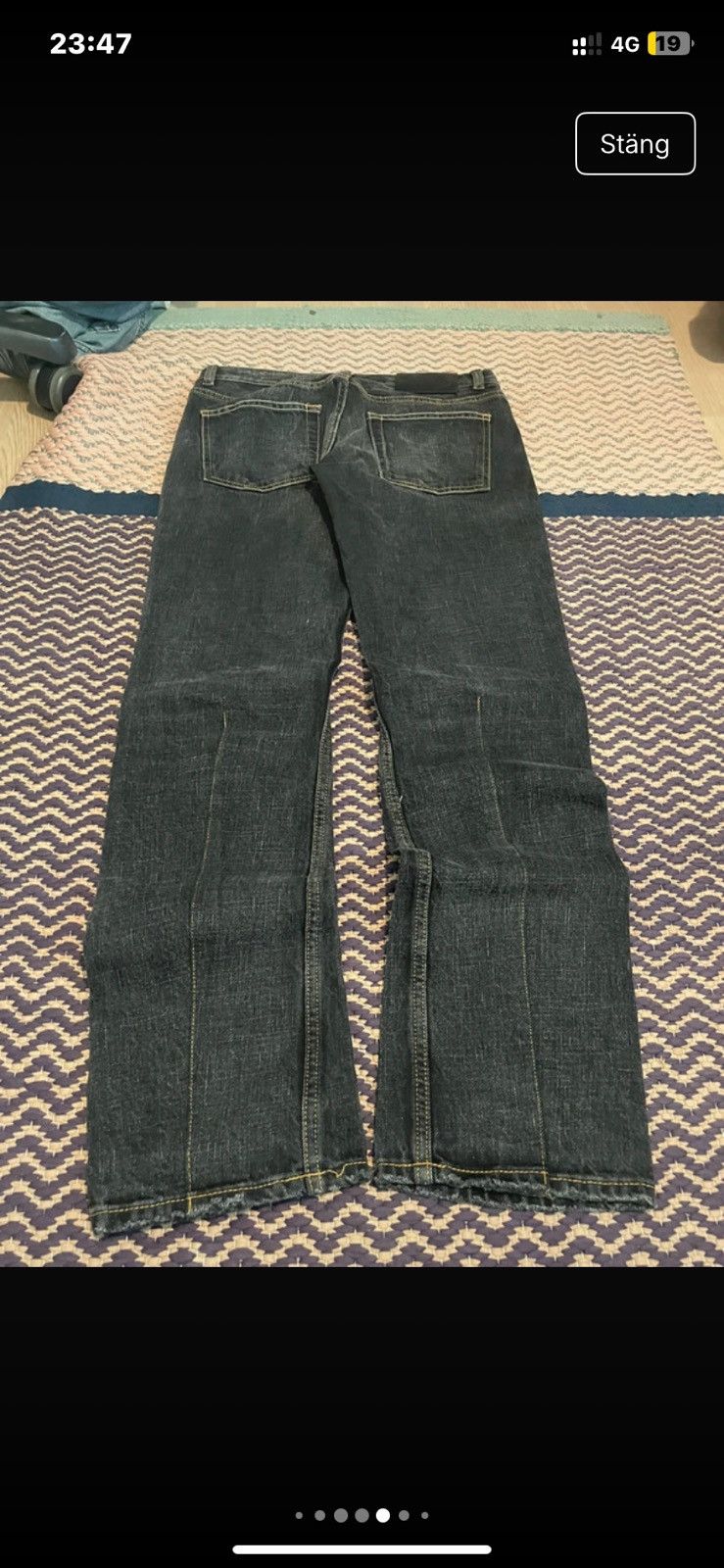 Yohji Yamamoto 2012 Yohji Yamamoto Y-3 denim jeans Size US 29 - 8 Thumbnail