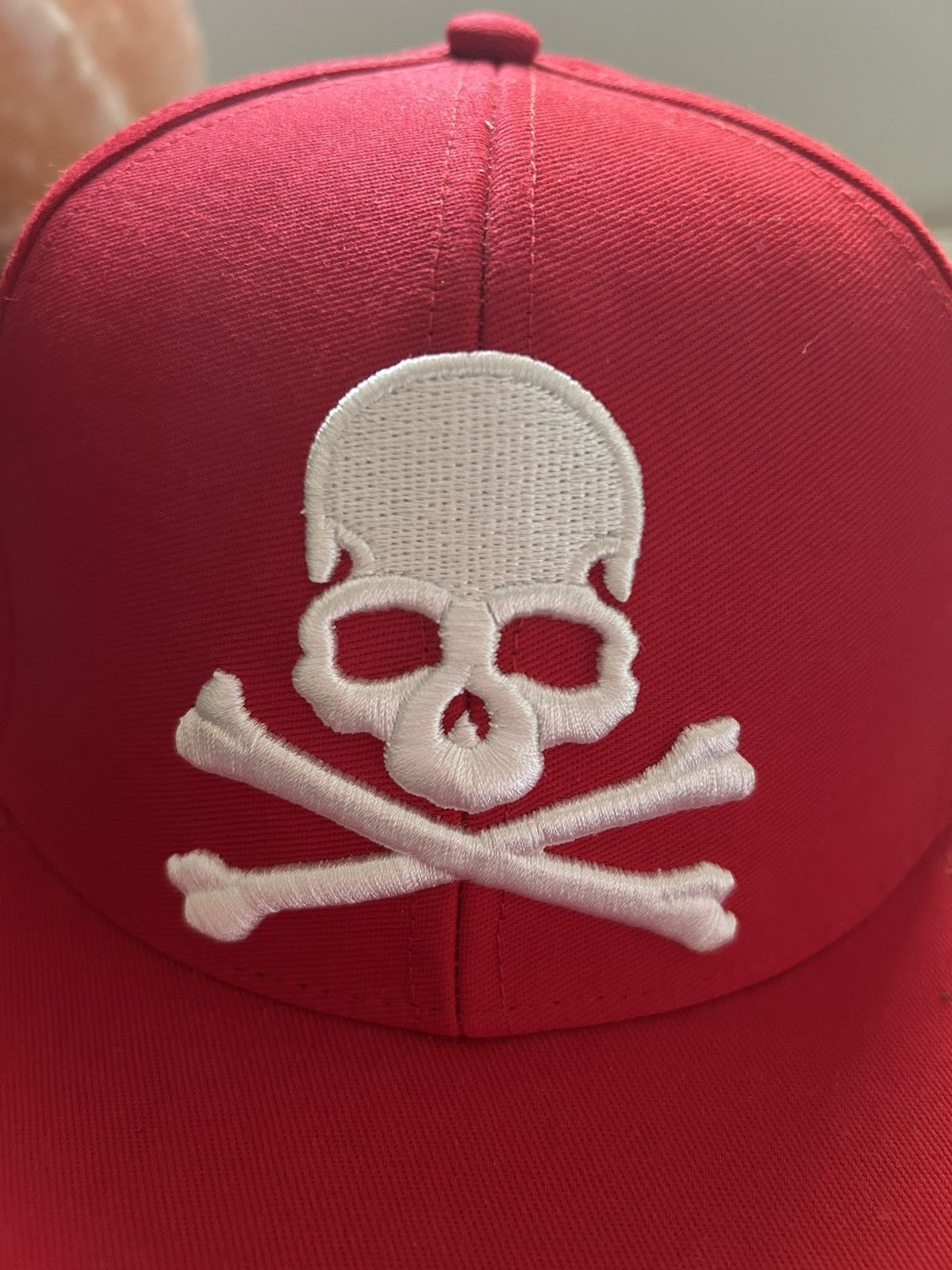 Philipp Plein Philip Plein Red Skull Hat Size ONE SIZE - 4 Thumbnail