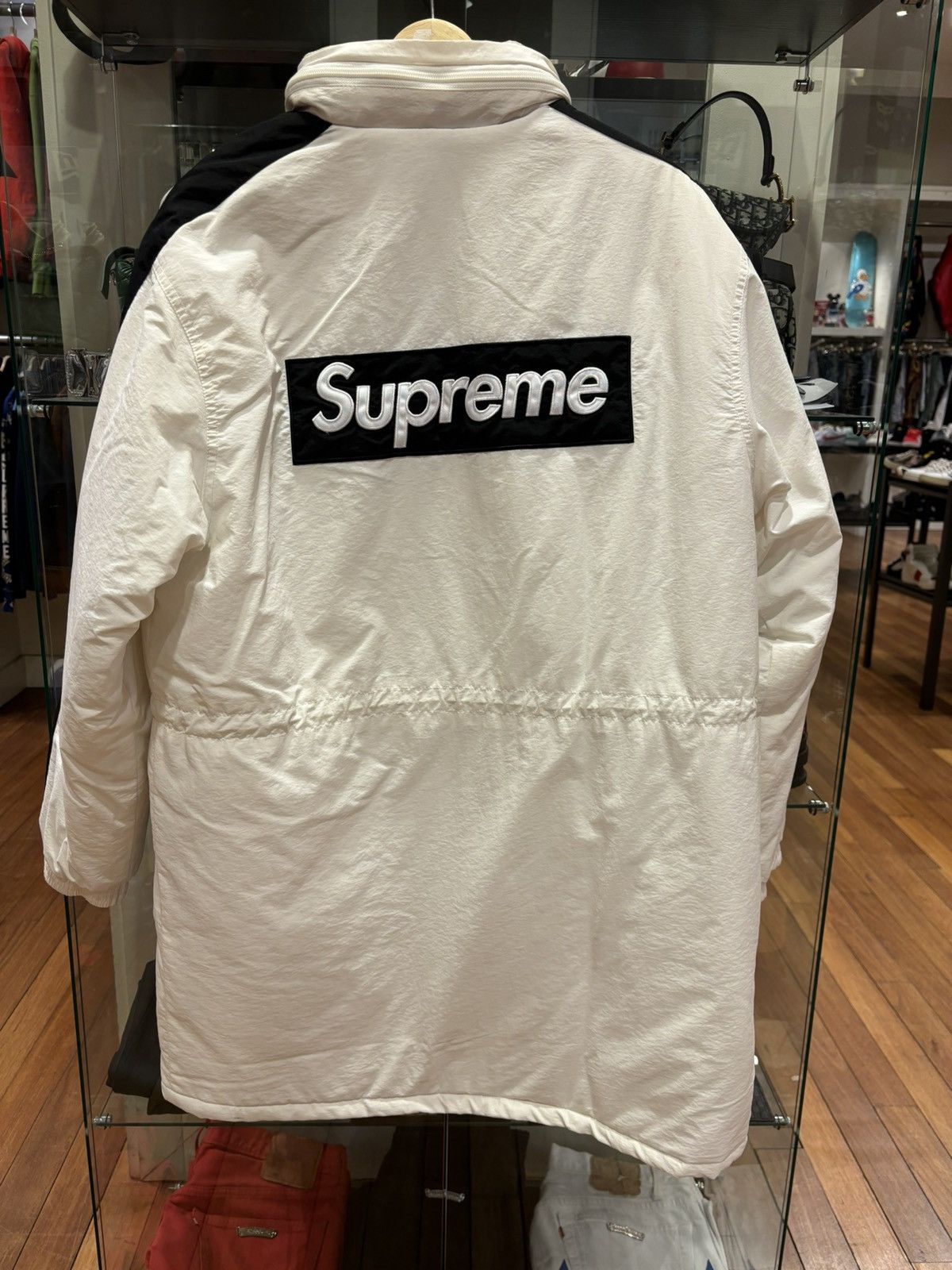 Supreme Supreme Stadium Parka White FW17 Size US M / EU 48-50 / 2 - 7 Thumbnail