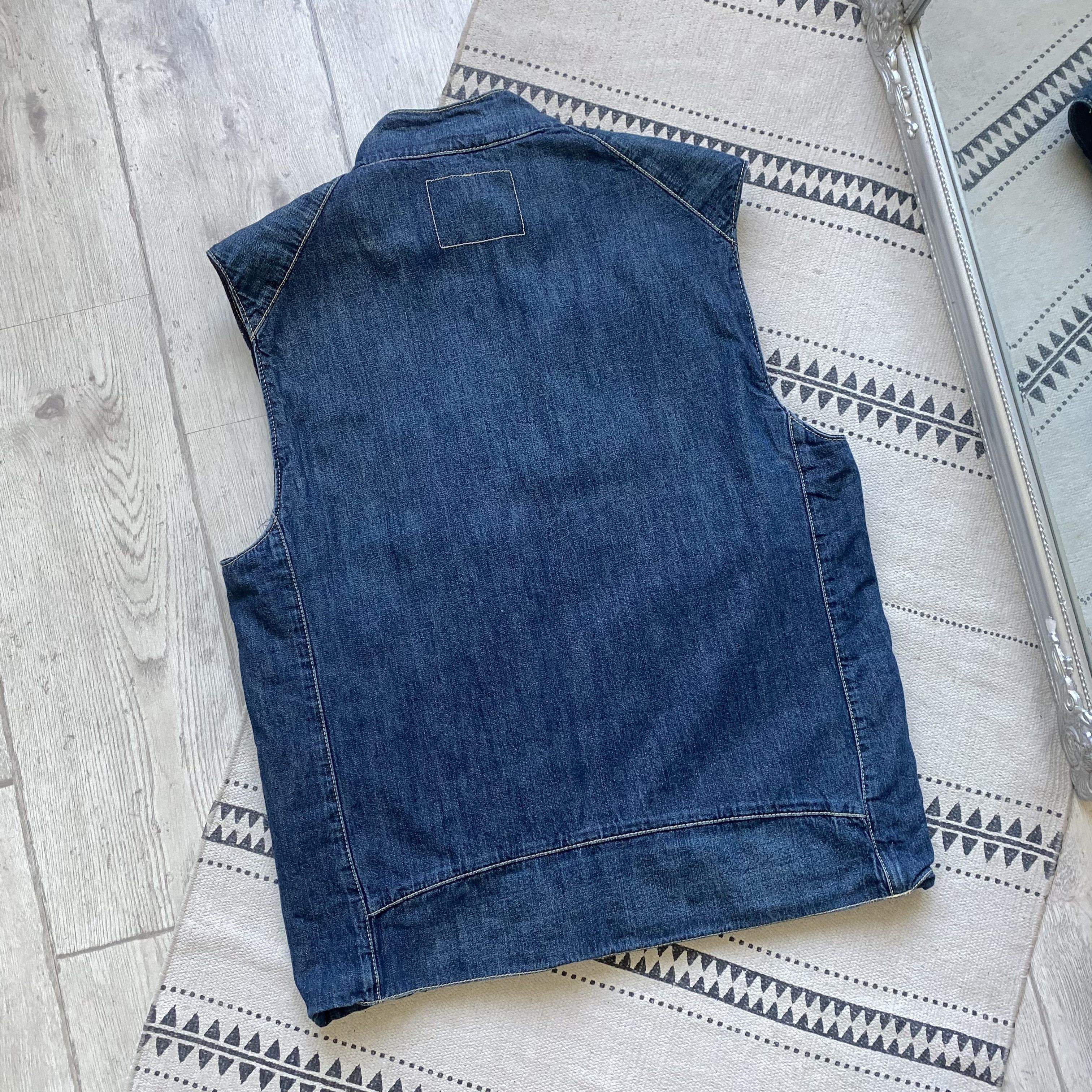 Levi's Vintage Clothing Vintage Engineered Levis denim Vests Y2K jeans jacket Size US L / EU 52-54 / 3 - 9 Thumbnail