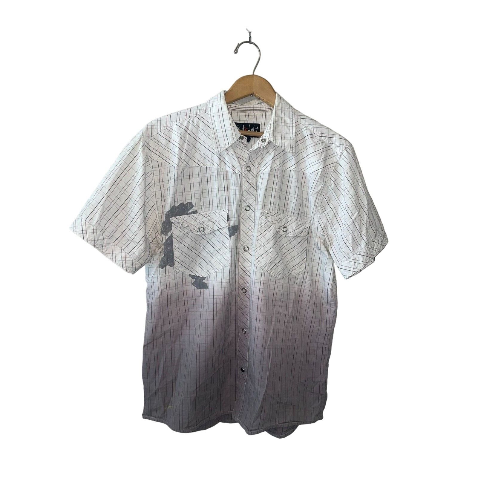 Other Y2K Desert Rock For Life Button Down Short Sleeve Shirt Size US L / EU 52-54 / 3 - 2 Thumbnail