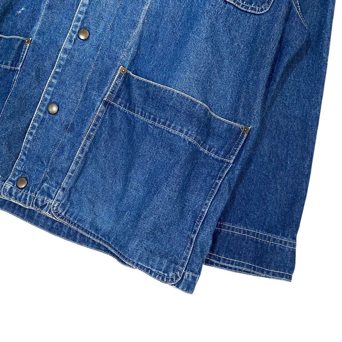 Indigo × Pure Blue Japan VINTAGE PETER HOUSE INDIGO WORKWEAR CHORES JACKET Size US L / EU 52-54 / 3 - 4 Thumbnail