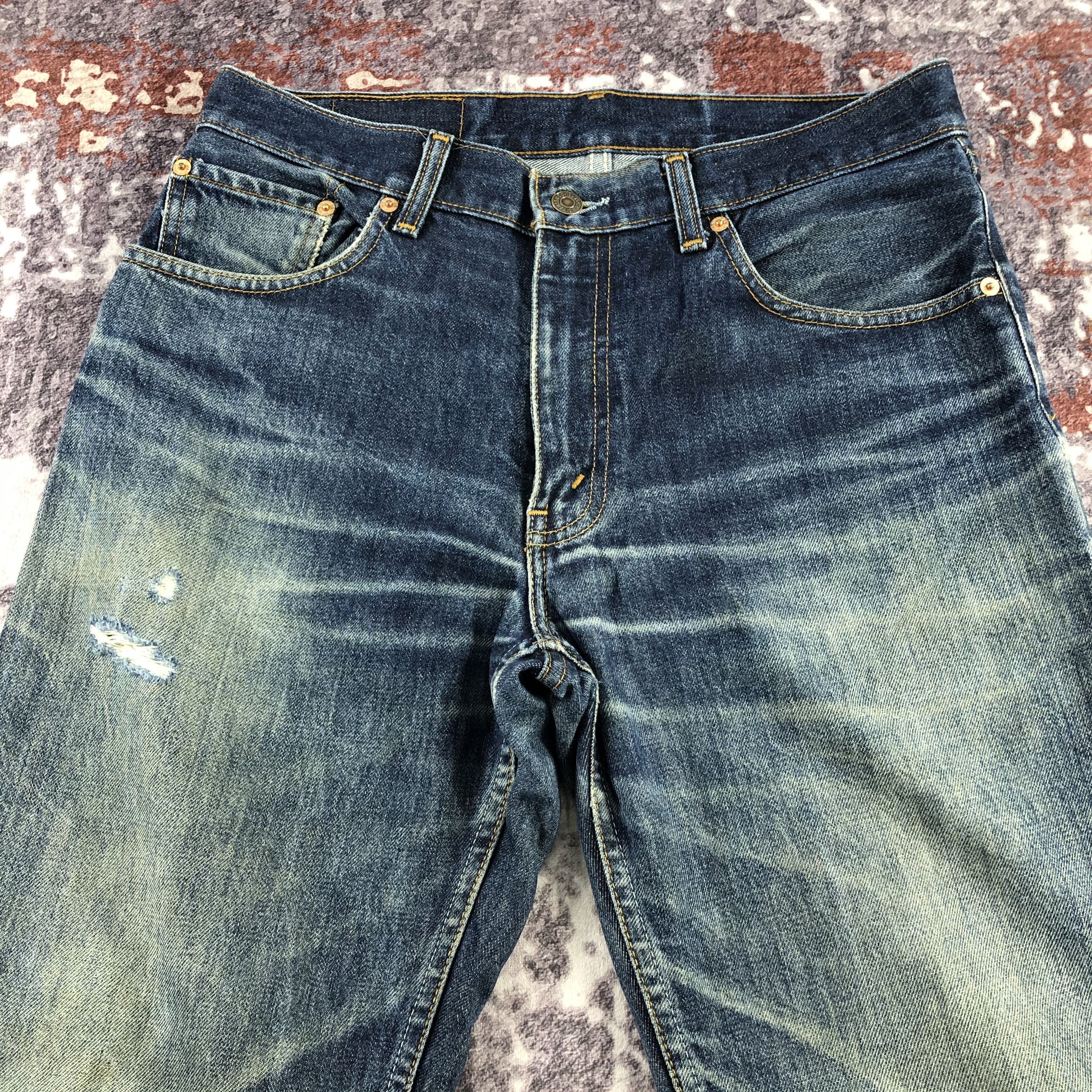 Levi's × Vintage 90s Vintage Blue Wash Levis 506 Jeans-JM2799 Size US 33 - 3 Thumbnail