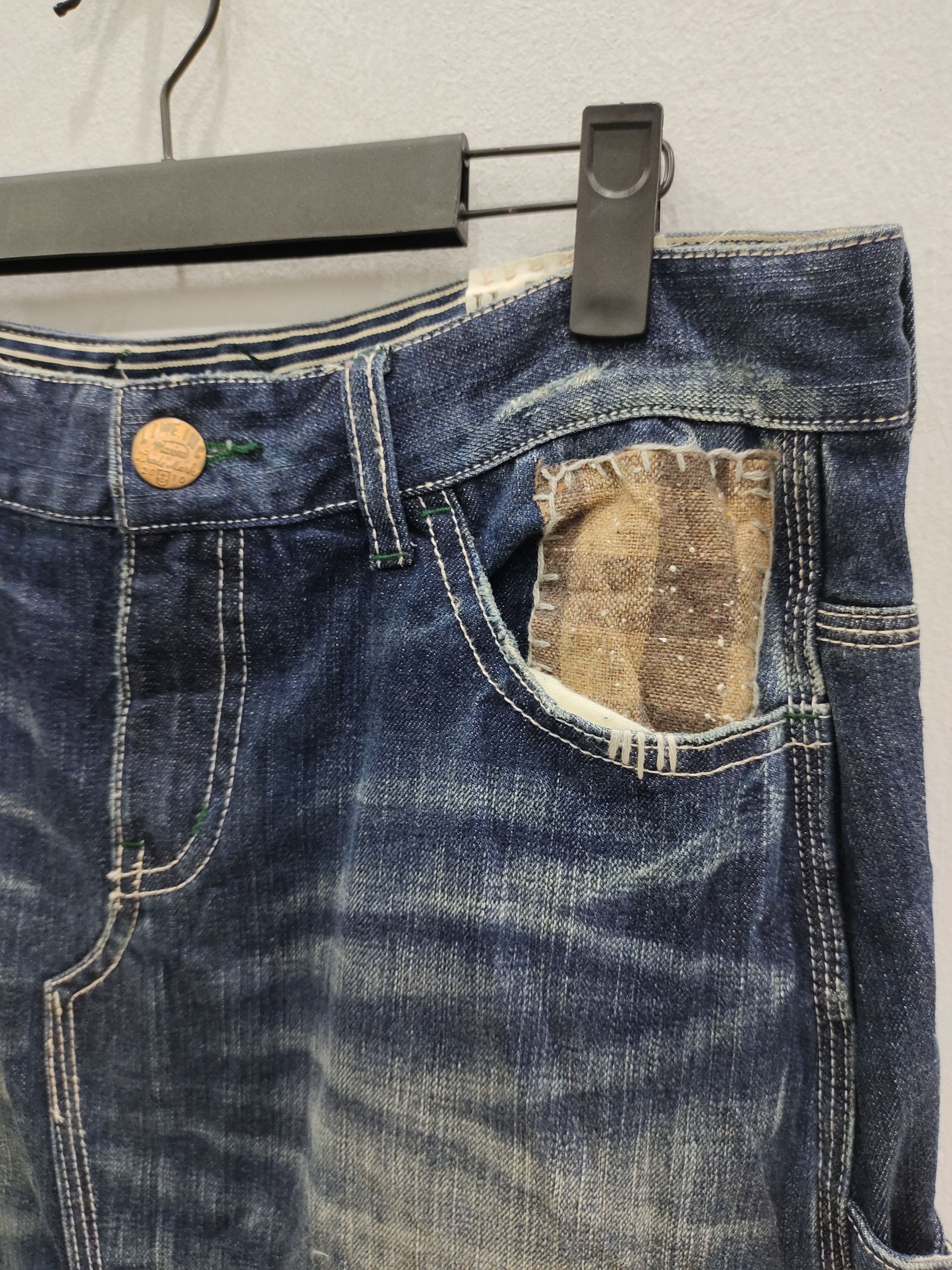 Japanese Brand If six was nine style Maxi Denim Skirt Size 33" - 3 Thumbnail