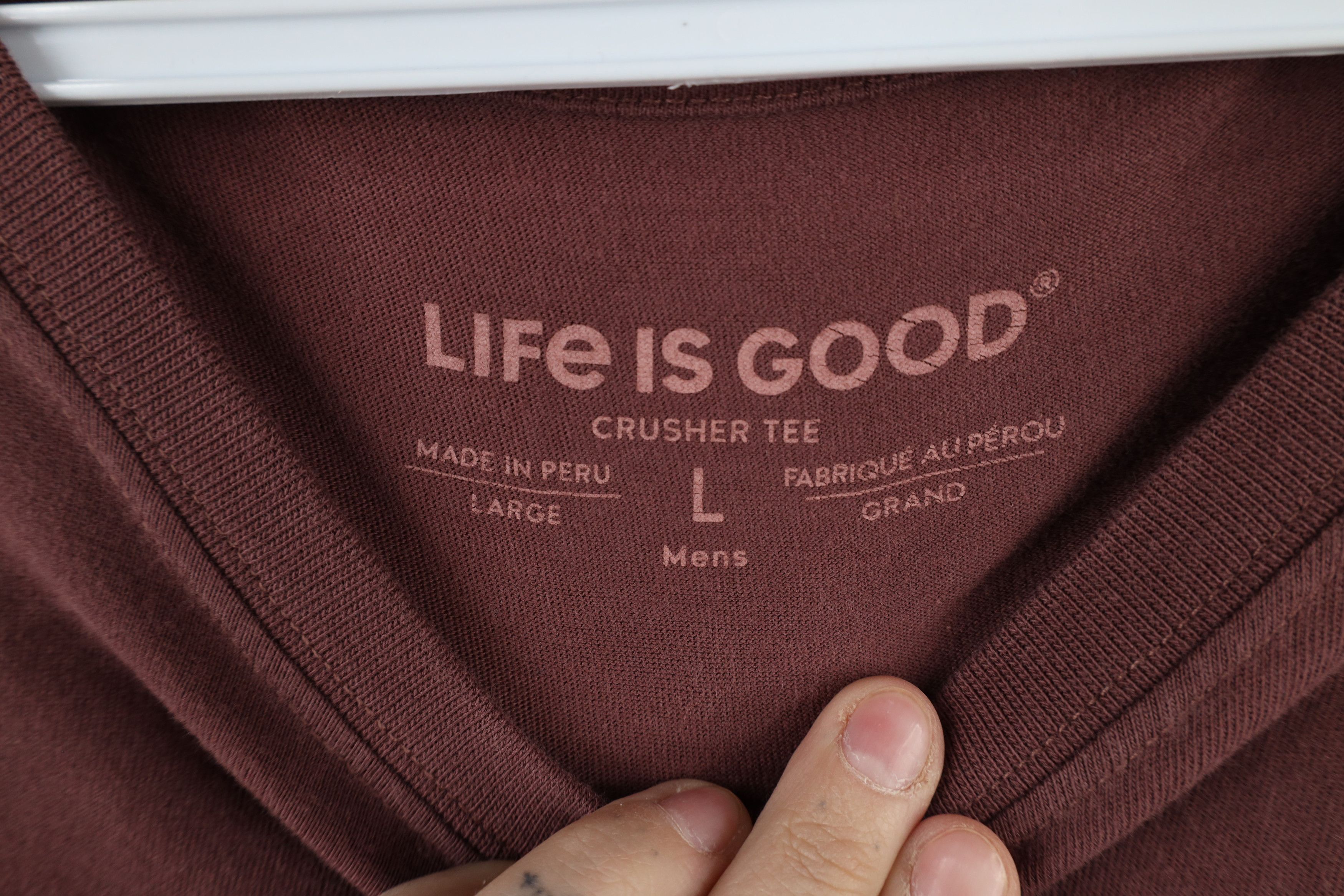 Life is Good × Vintage Life Is Good Do I Want A Beer Long Sleeve T-Shirt Red Size US L / EU 52-54 / 3 - 7 Thumbnail