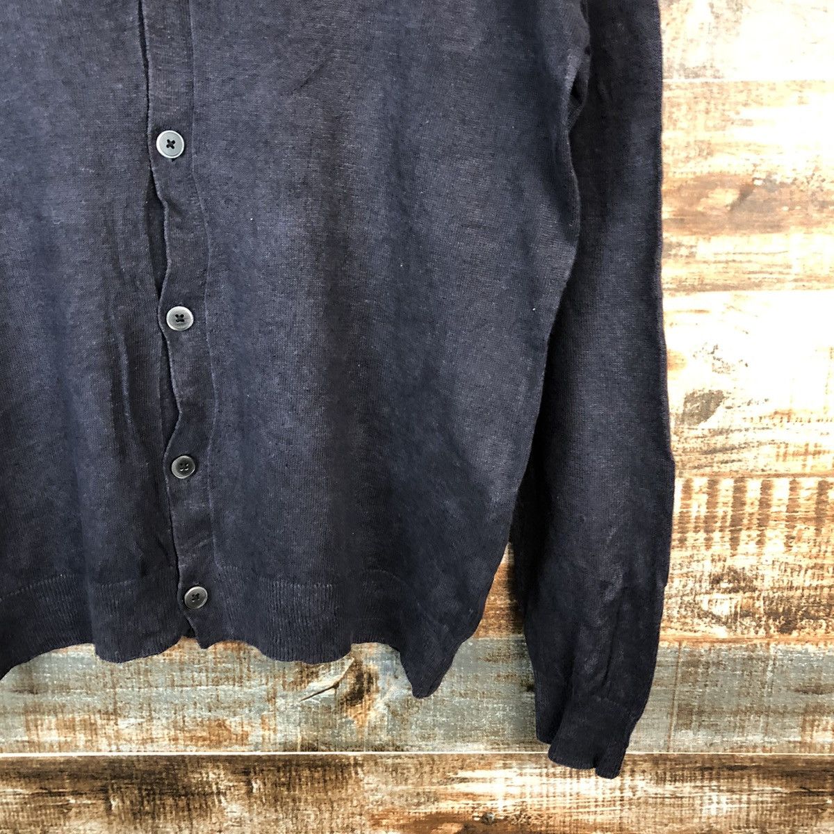 Japanese Brand Uniqlo japan Black Cardigan Knitwear #A1345 Size US L / EU 52-54 / 3 - 8 Thumbnail