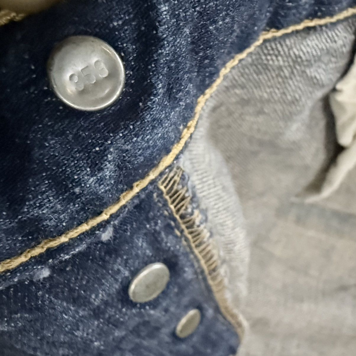 Engineered Garments × Levi's Archives ‼️ Vintage Y2K Levis 501 Distress Faded Aging Denim Size US 36 / EU 52 - 15 Thumbnail