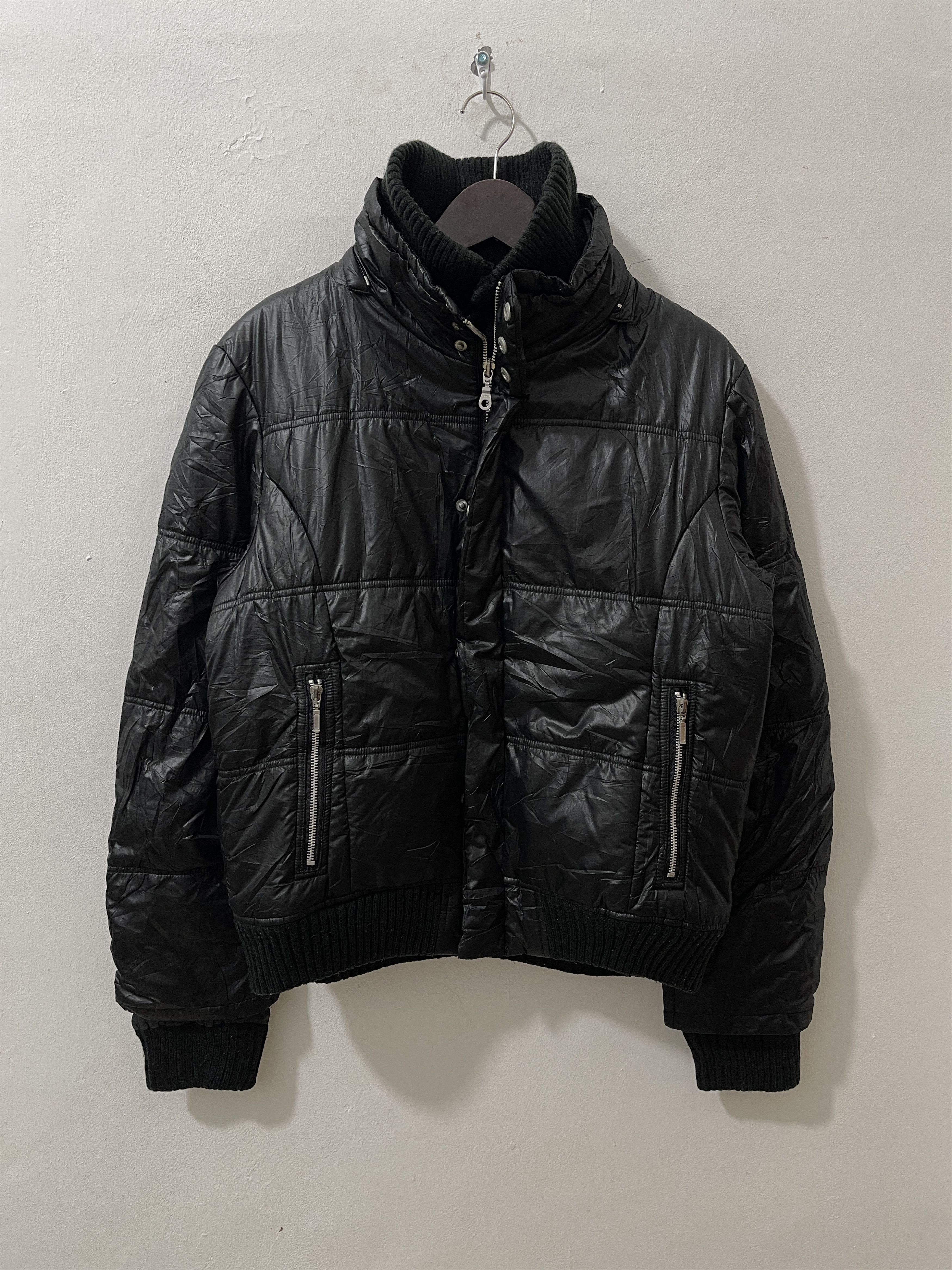 Japanese Brand 2000s Moderm Japan Archive Fur Puffer LGB Vkei Style Jacket Size US L / EU 52-54 / 3 - 1 Thumbnail