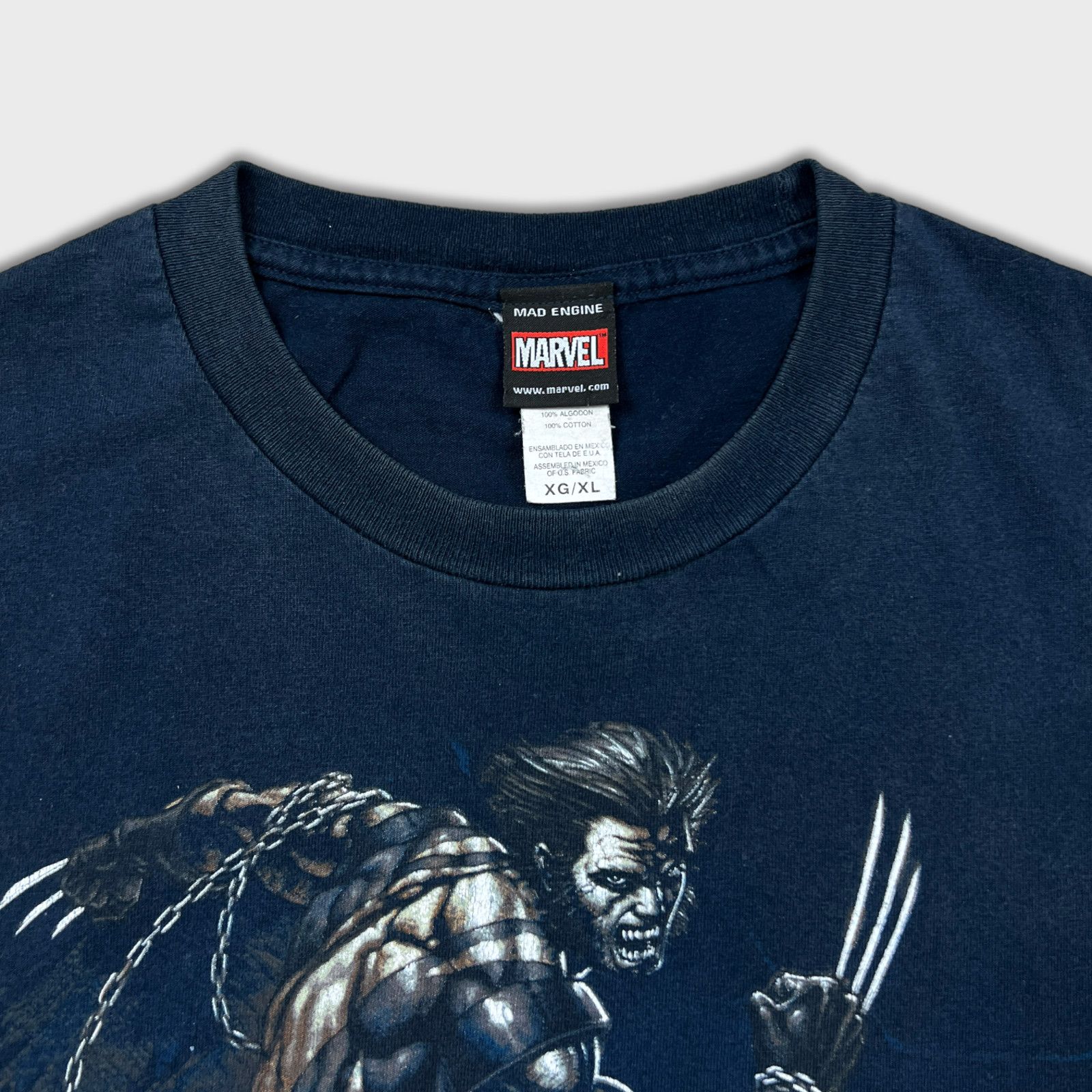 Marvel Comics VTG Wolverine T Shirt XL Marvel Comics X Men Mad Engine Tee Size US XL / EU 56 / 4 - 2 Thumbnail