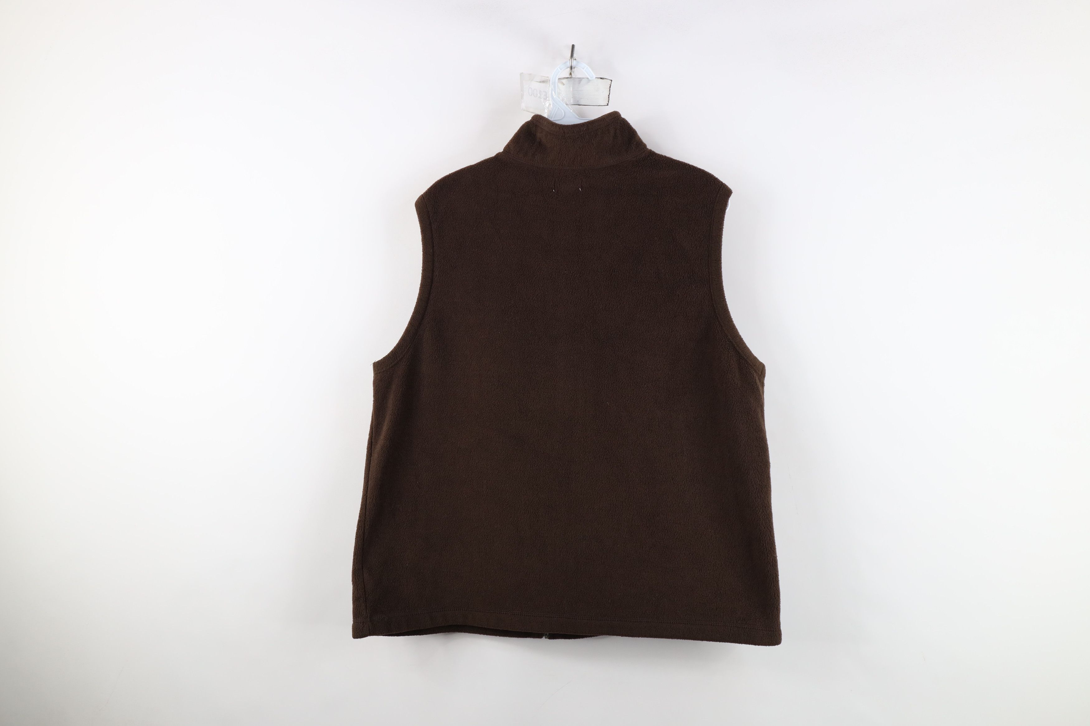 Vintage Vintage 90s Streetwear Pumpkin Sunflower Fleece Vest Jacket Size XL / US 12-14 / IT 48-50 - 13 Thumbnail