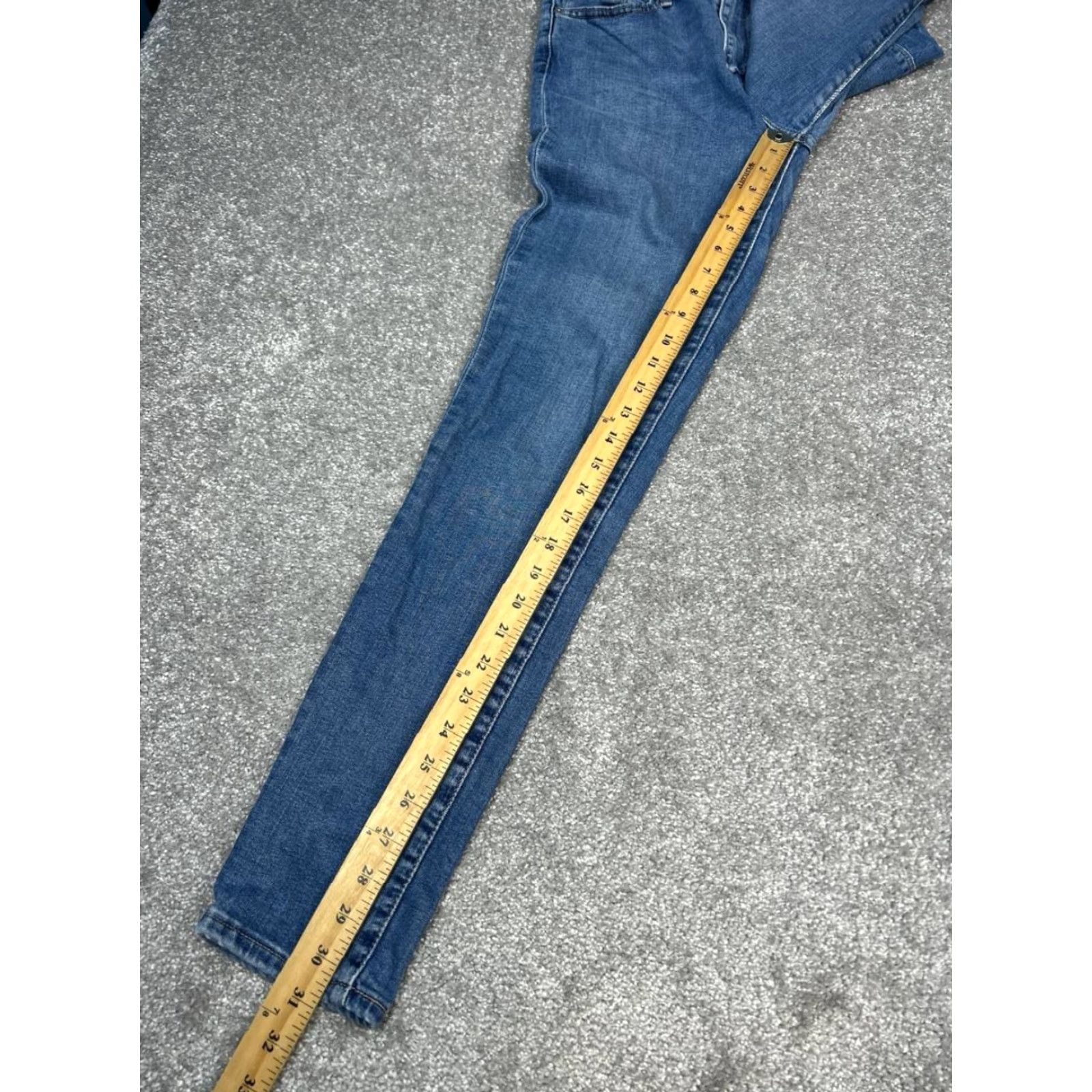 Levi's Levi's 721 Skinny Jeans Women's 29 Blue Denim Stretch High Rise 27x31 Casual Size 27" / US 4 / IT 40 - 5 Thumbnail
