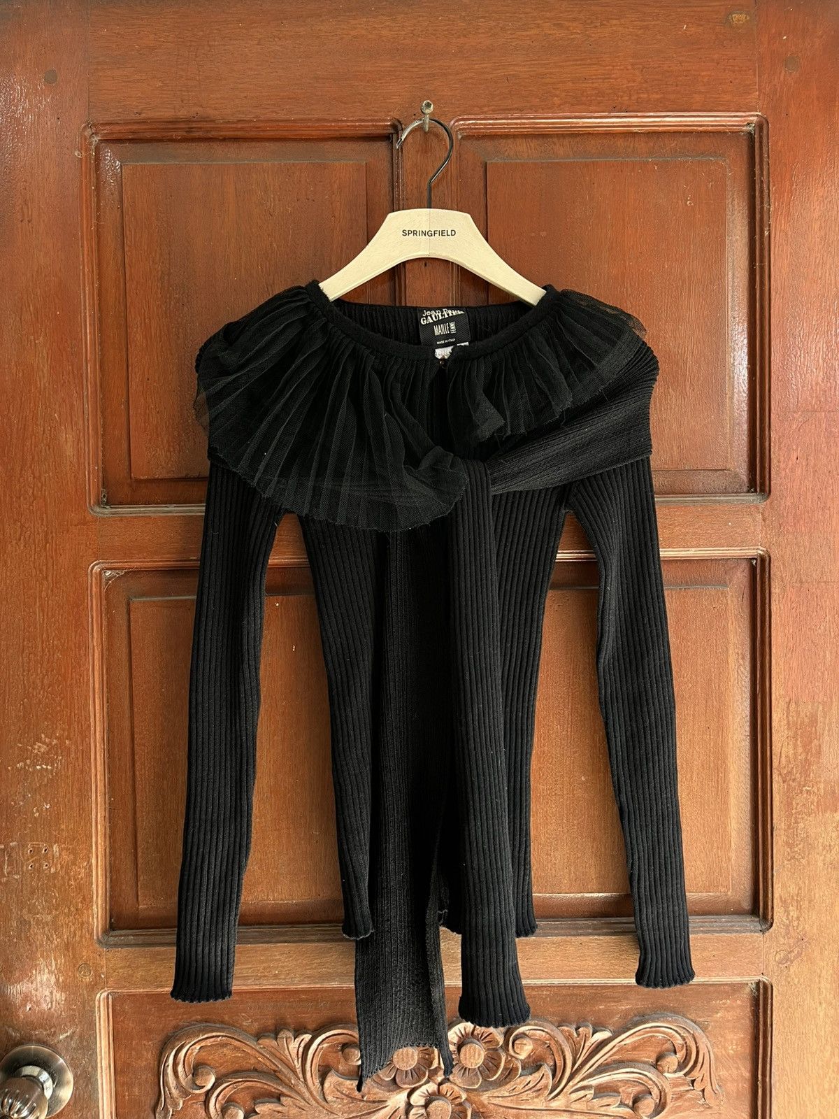 Jean Paul Gaultier JEAN PAUL GAULTIER RIBBED WOOL KNIT LONGSLEEVE Size M / US 6-8 / IT 42-44 - 4 Thumbnail