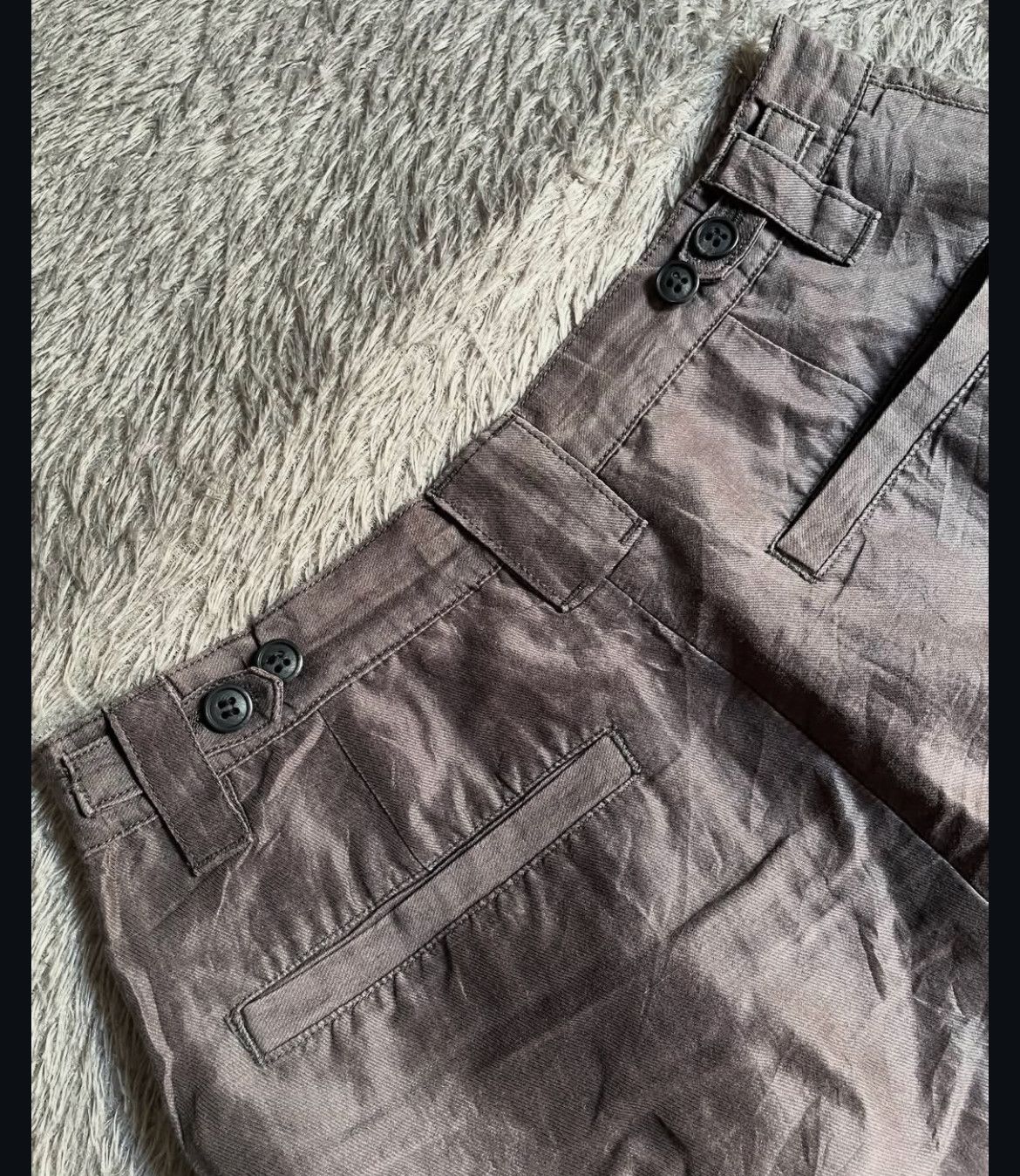 Maison MIHARA YASUHIRO 2000s Mihara Yasuhiro Lace Up Short Pants Size US 30 / EU 46 - 5 Thumbnail