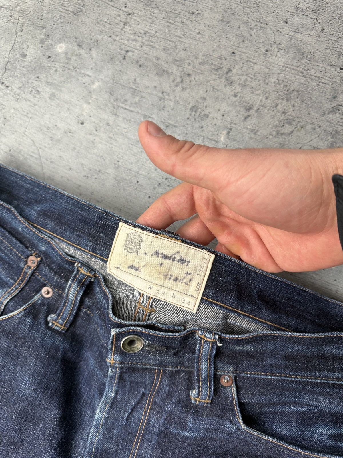 BLACK SIGN Black Sign Japan Vocalion Selvedge Denim Jeans Size 34 Size US 34 / EU 50 - 7 Thumbnail