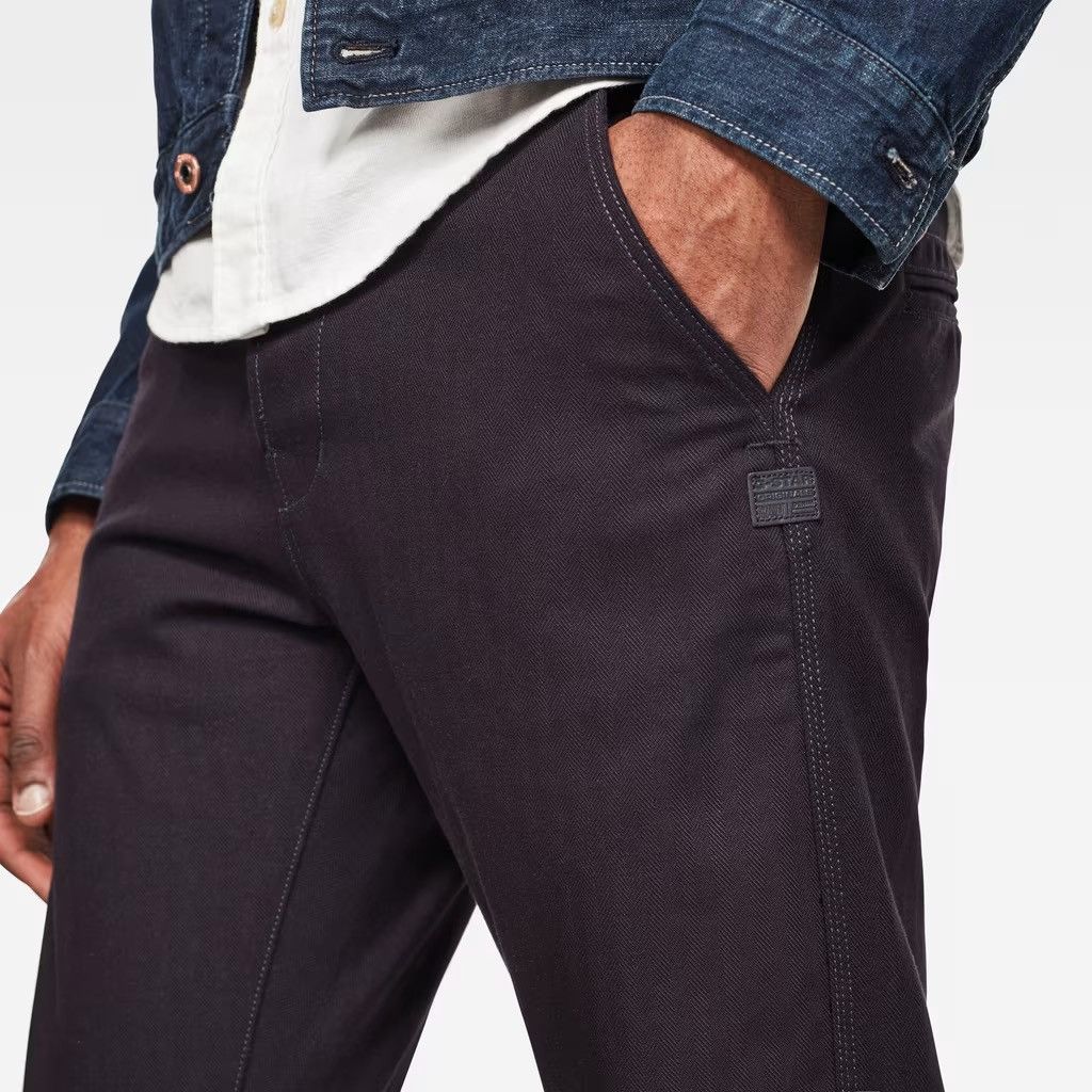 G-Star G-Star Raw Loic Relaxed Tapered Chino Cinch Back Men 30 x 32 Size US 30 / EU 46 - 4 Thumbnail