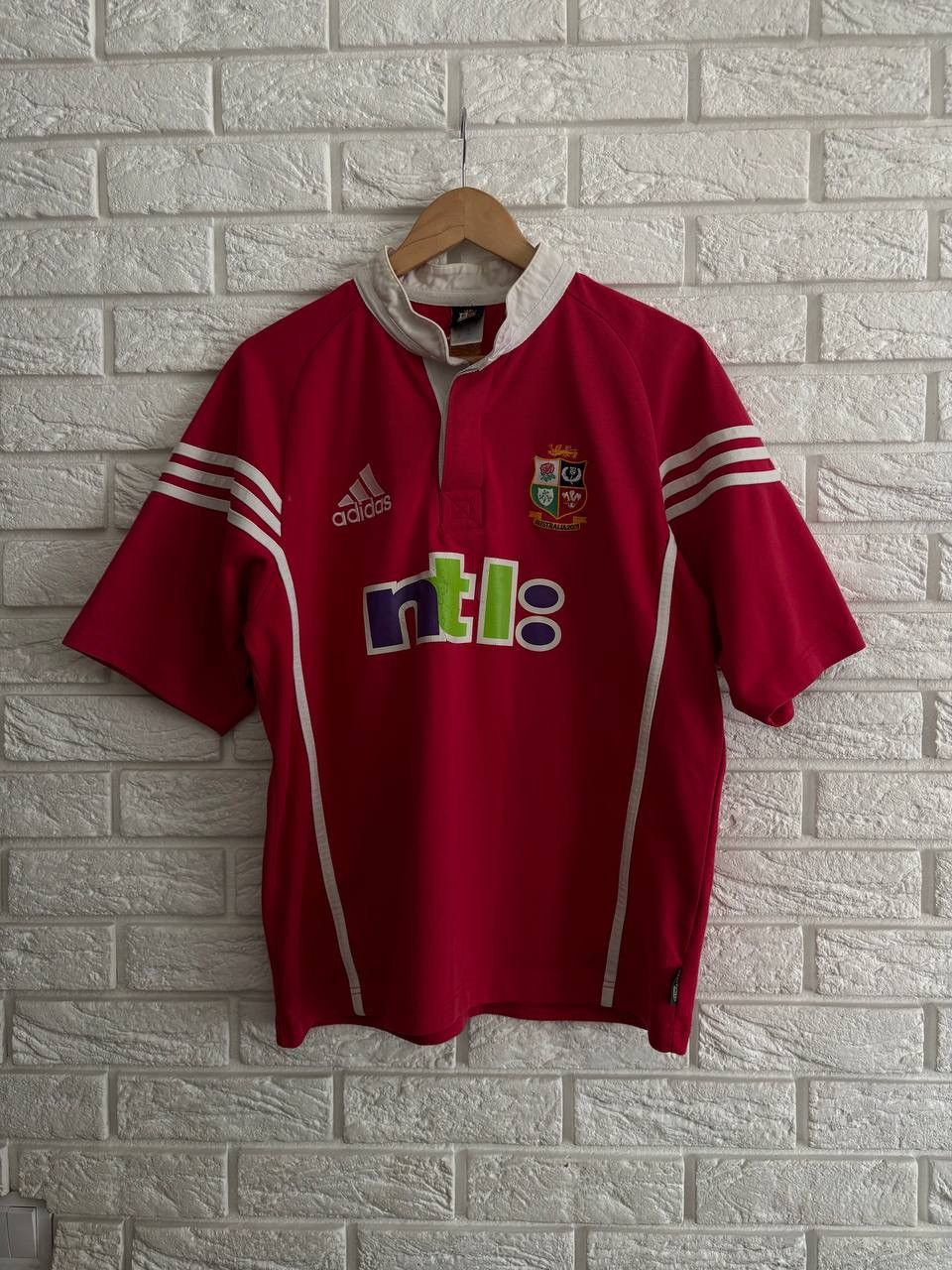 Lions Training Jersey 2001 Lions Shirt Vintage Adidas 2001 British