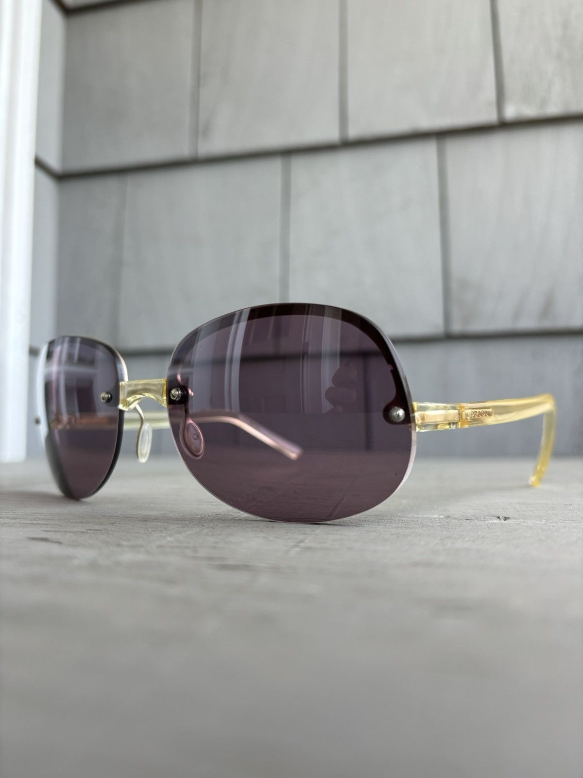 Prada 2000s Prada Eyeglasses SPR 12B Vintage Prada Sunglass Frames Size ONE SIZE - 9 Thumbnail
