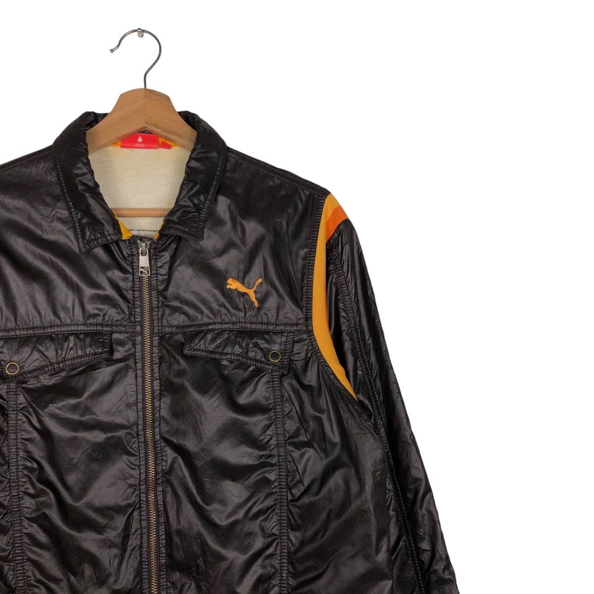 Japanese Brand 📌Vintage Biker Puffer Light Jacket Puma Size US M / EU 48-50 / 2 - 6 Thumbnail