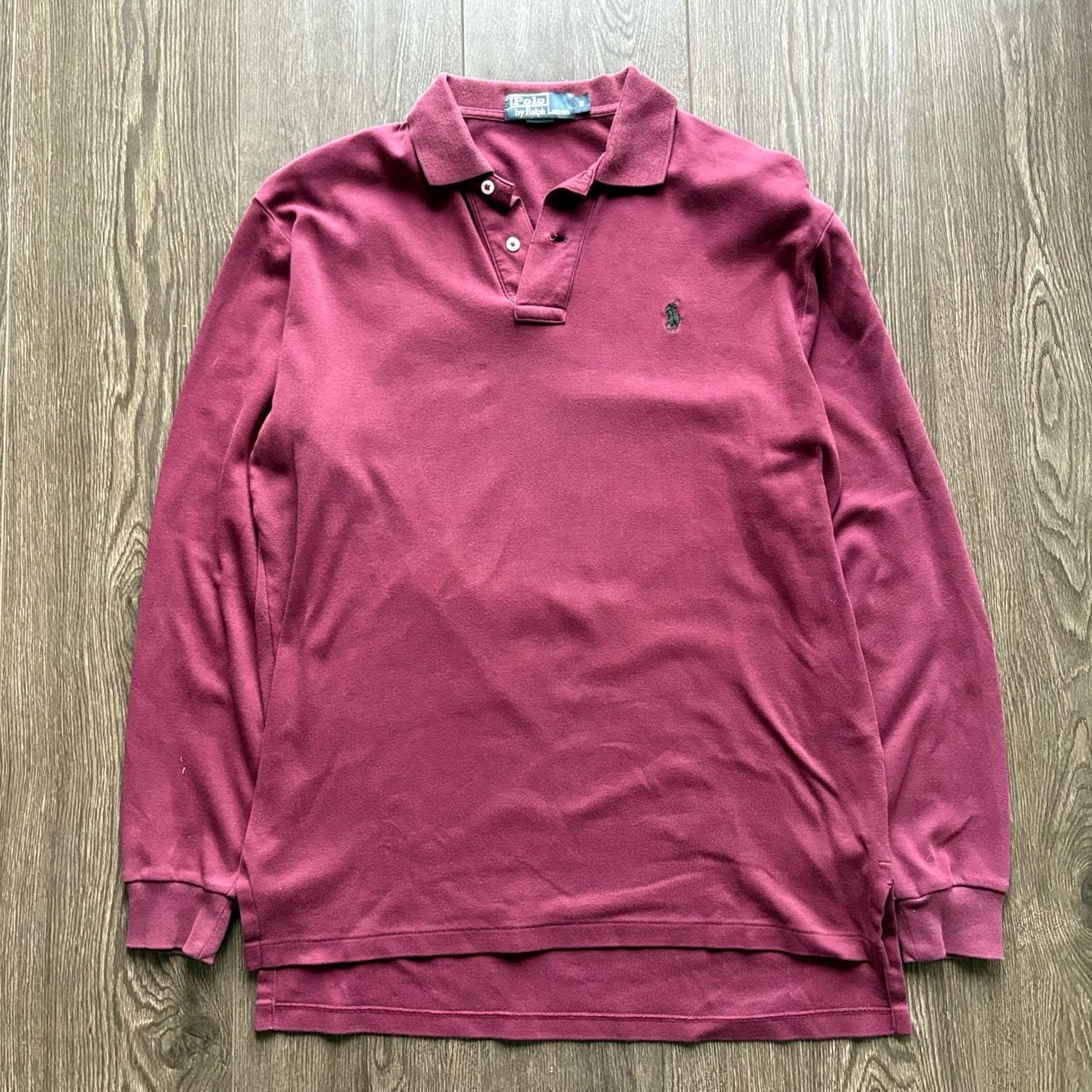 Polo Ralph Lauren Polo by Ralph Lauren Polo Shirt Mens S Red Long Sleeve Pony Logo Casual Size US S / EU 44-46 / 1 - 3 Thumbnail