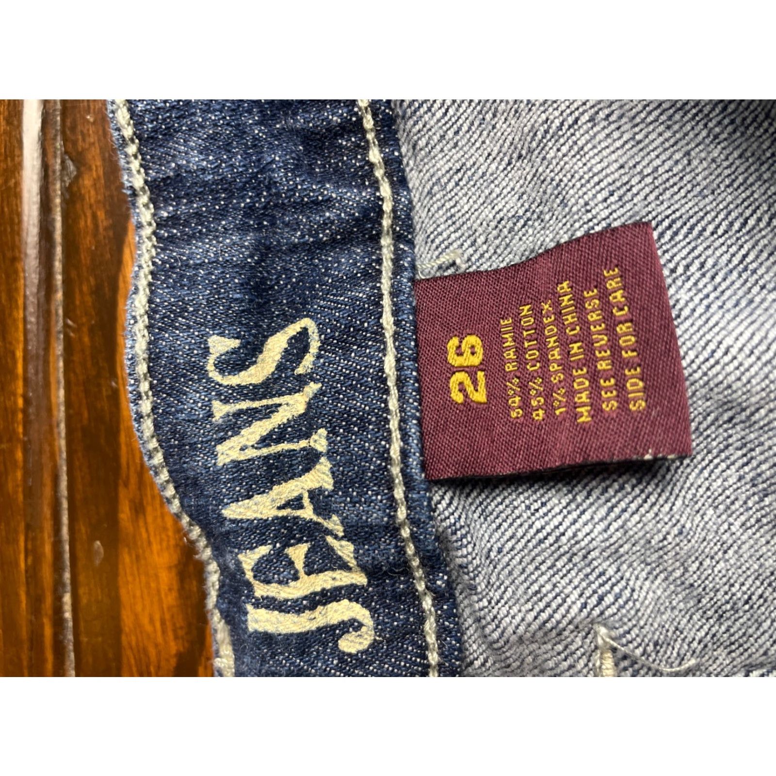 Denime ZANA DI JEANS Bermuda Shorts Women's Size 26 Blue Denim Pouch Pocket with Flap Bermuda Shorts Jeans Pouch Flap Blue Womens 26 Zana Di Jeans Size 26" / US 2 / IT 38 - 4 Thumbnail
