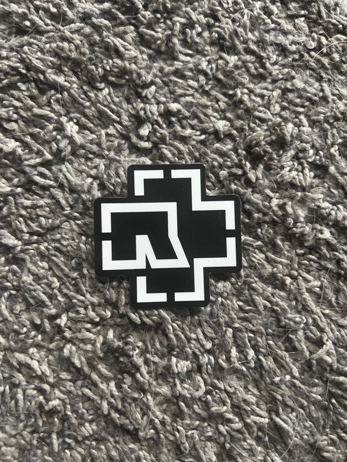 Hypebeast Rammstein Cross Sticker Size ONE SIZE - 1 Thumbnail