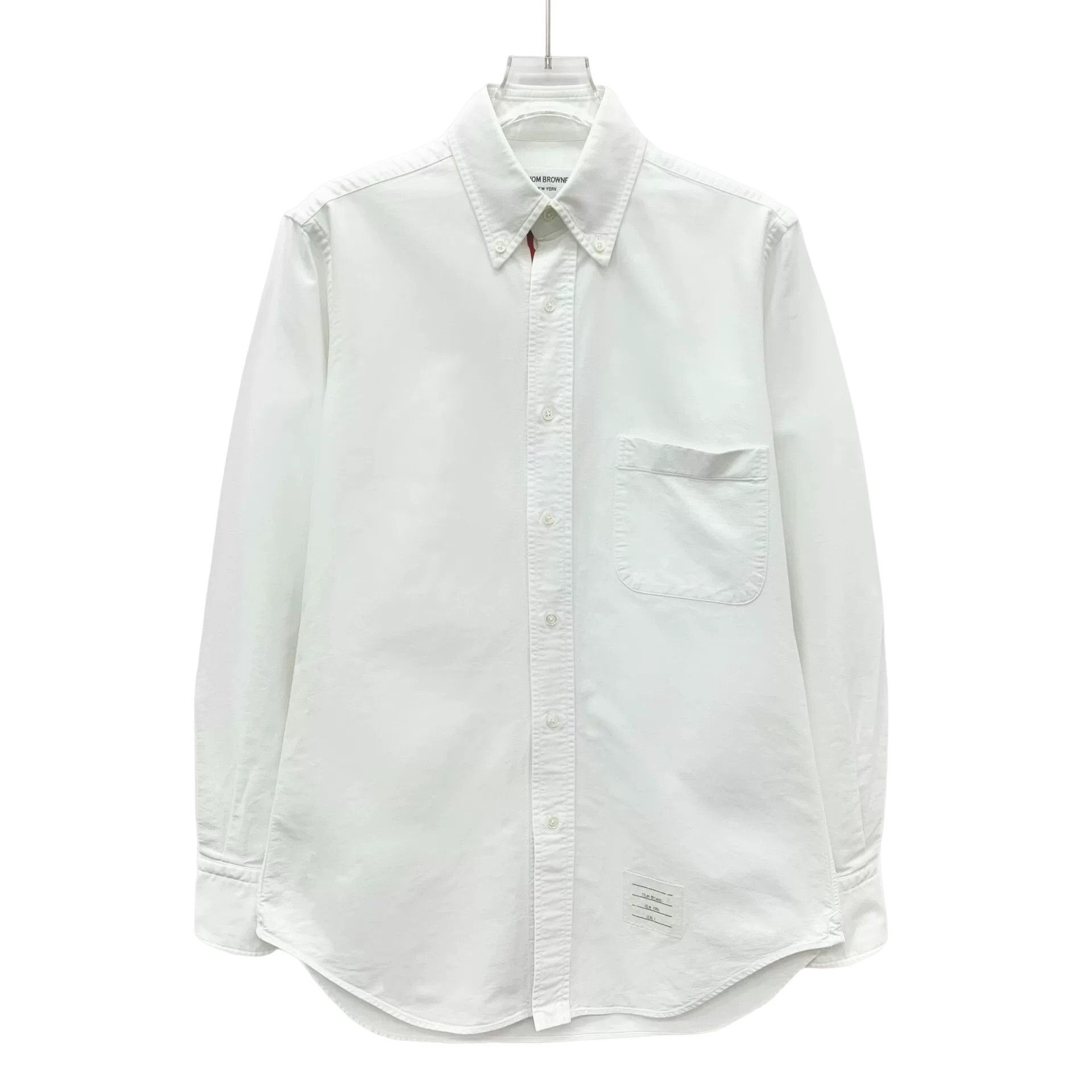 Thom Browne Thom Browne White Cotton Button Up Shirt Size 1 Size US S / EU 44-46 / 1 - 1 Thumbnail