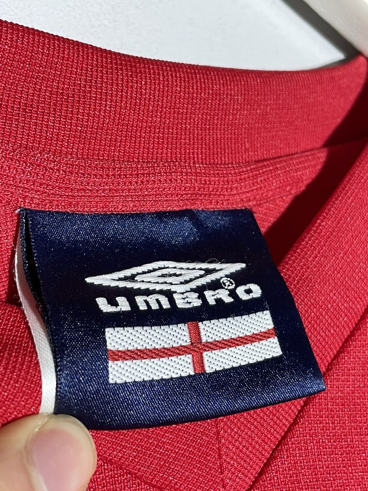 Umbro × Vintage National Team England Vintage Y2K Streetwear Football Shirt Size US XL / EU 56 / 4 - 8 Thumbnail