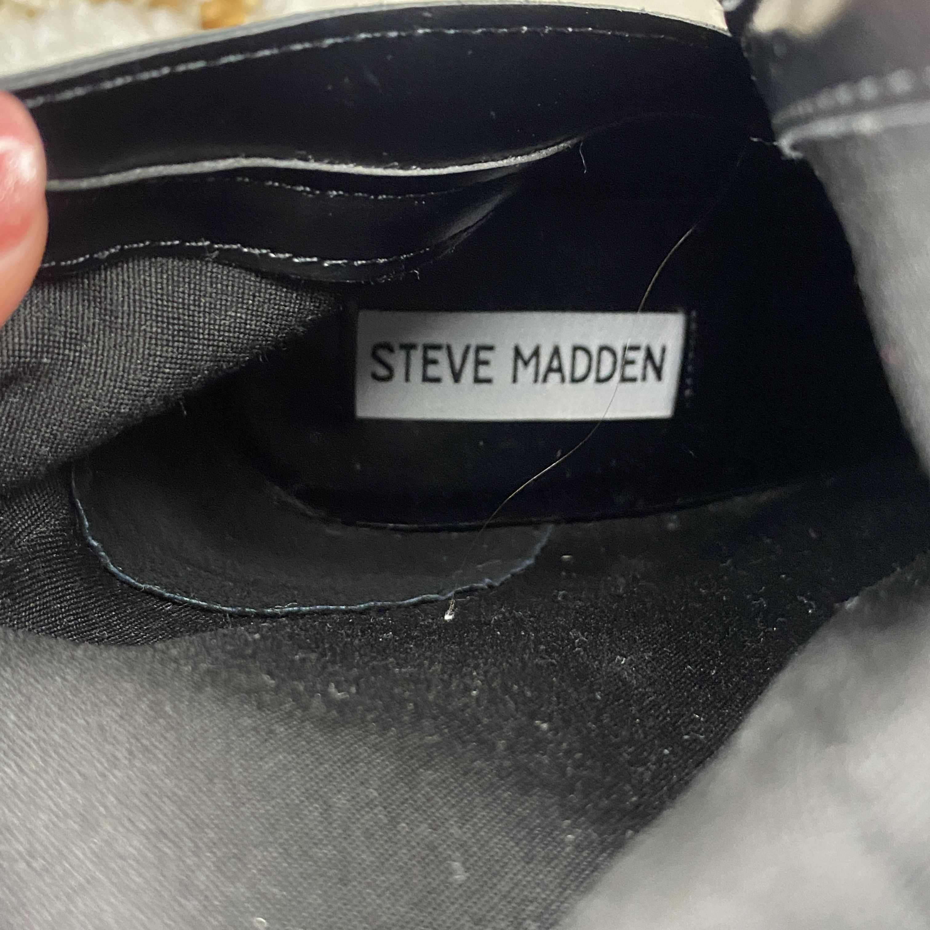 Steve Madden Steve Madden Black Faux Leather Strappy Studded Boots Size US 7.5 / IT 37.5 - 7 Thumbnail