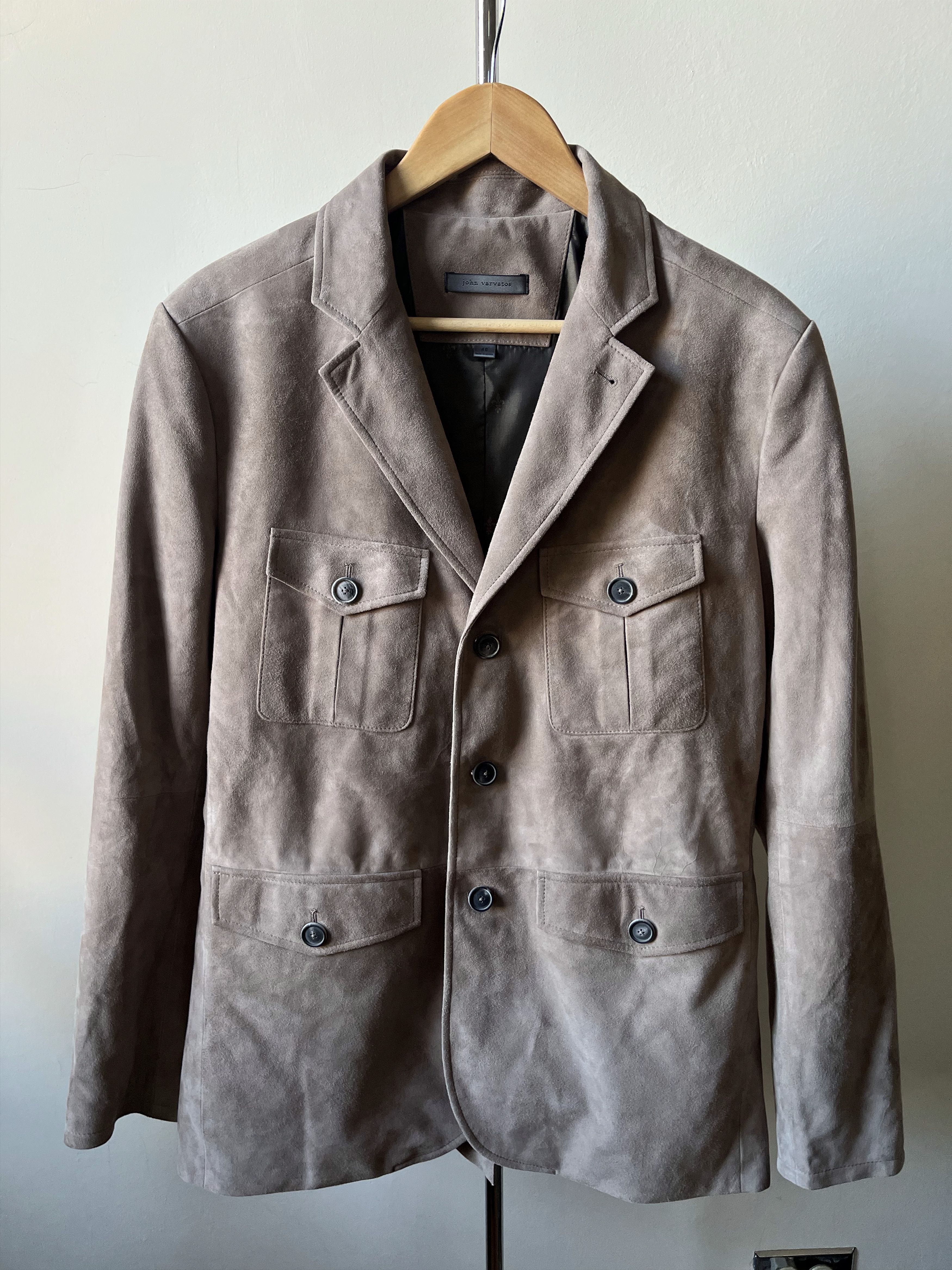 John Varvatos Suede Jacket John Varvatos Size US M / EU 48-50 / 2 - 2 Thumbnail