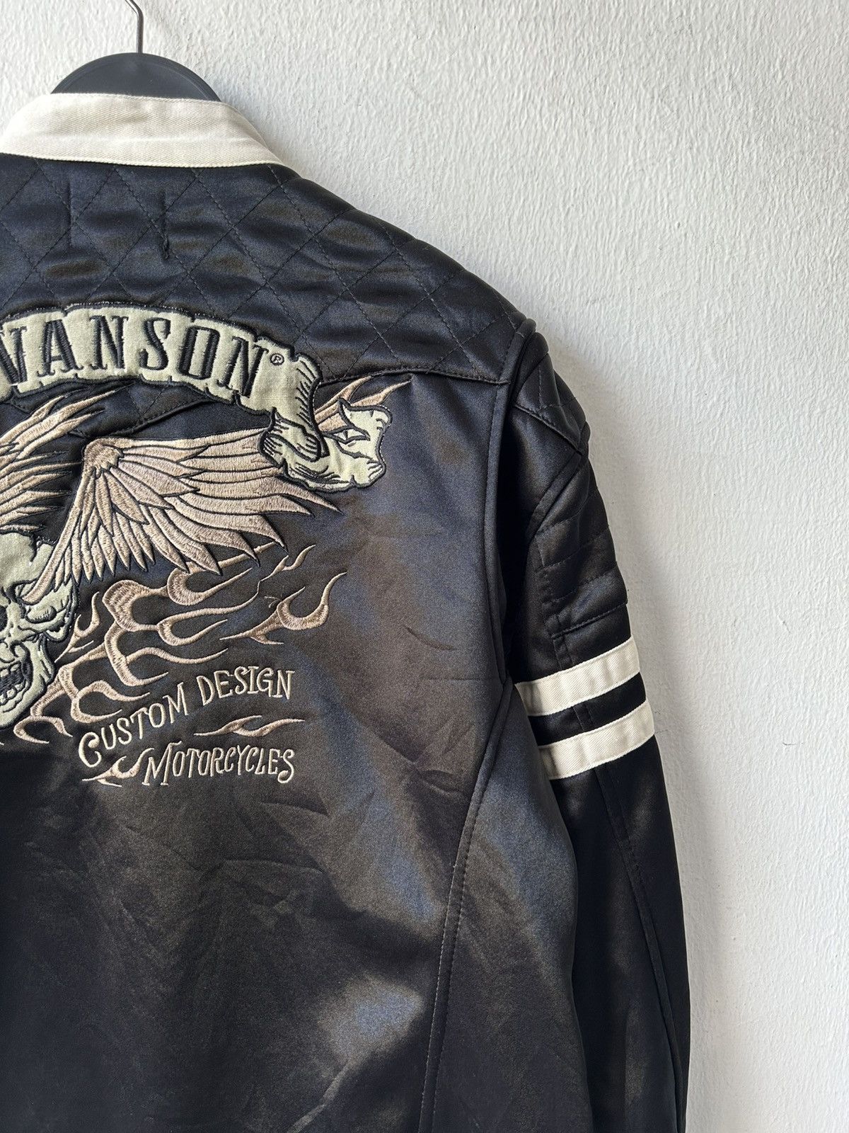 Vanson Leathers Vanson Motorcycle Jacket Skull Falmes Jacket Size US XL / EU 56 / 4 - 18 Thumbnail